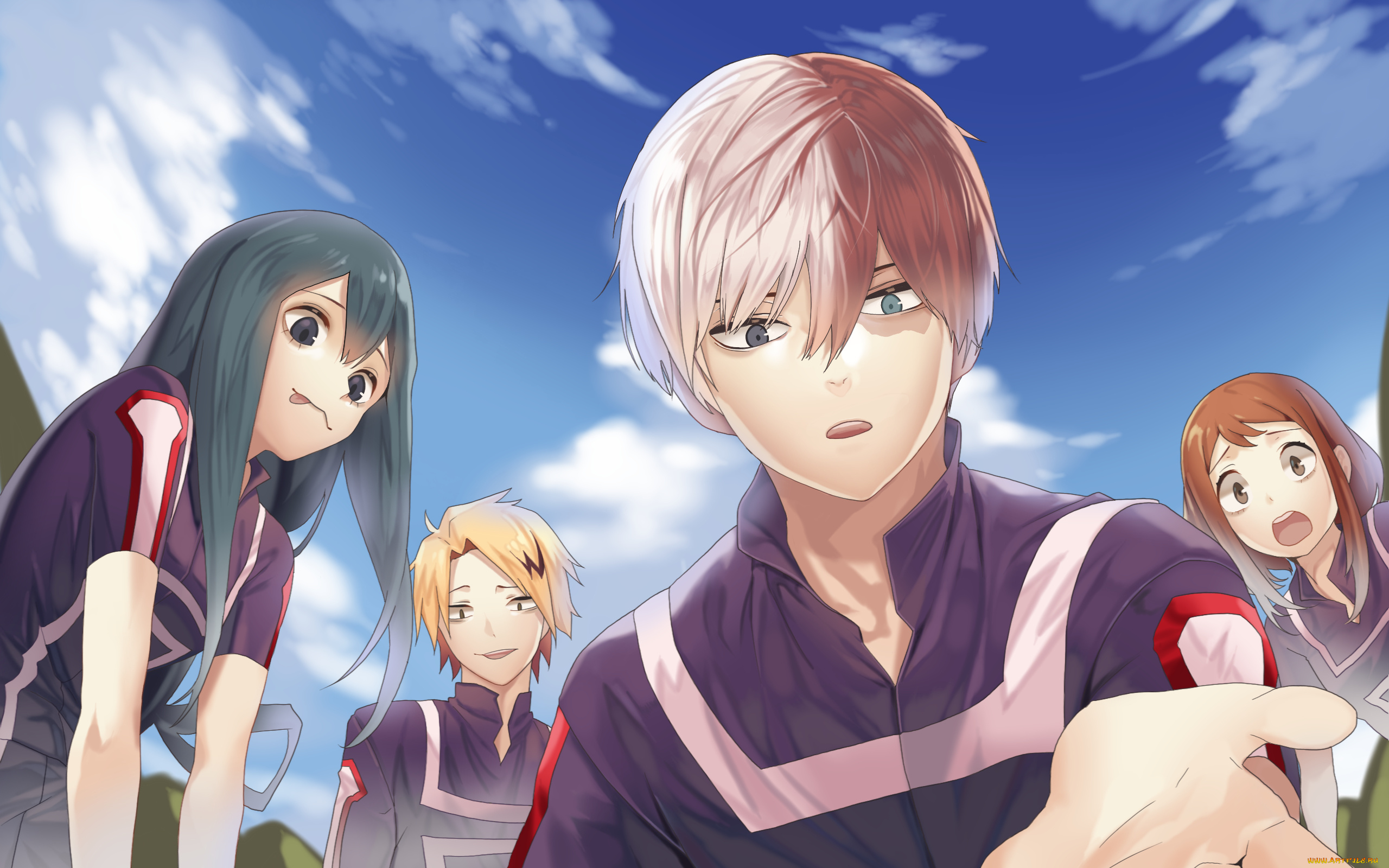 аниме, boku, no, hero, academia, герои