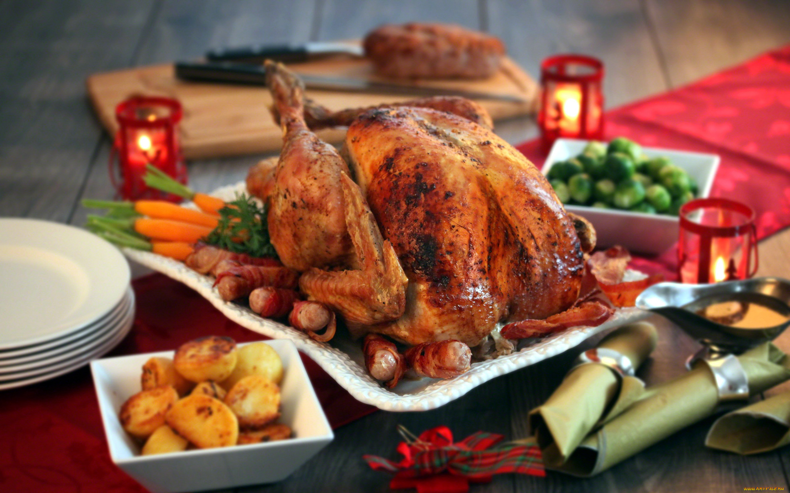 еда, мясные, блюда, курица, запеченная, морковь