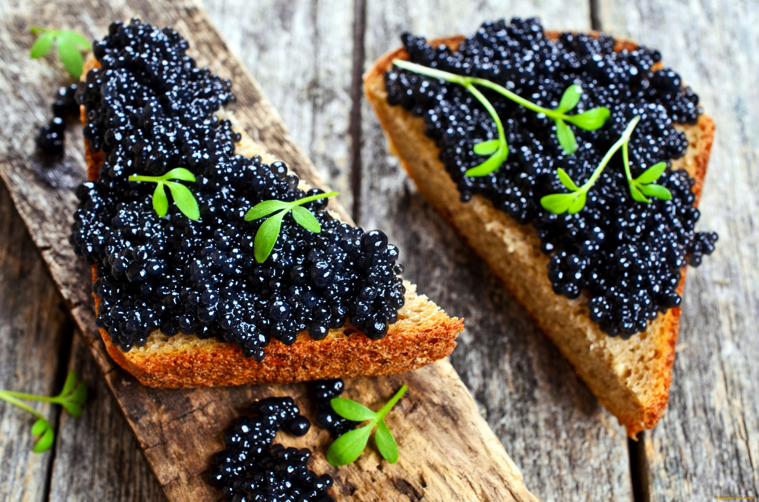 еда, икра, хлеб, зелень, черная, деликатес, бутерброды