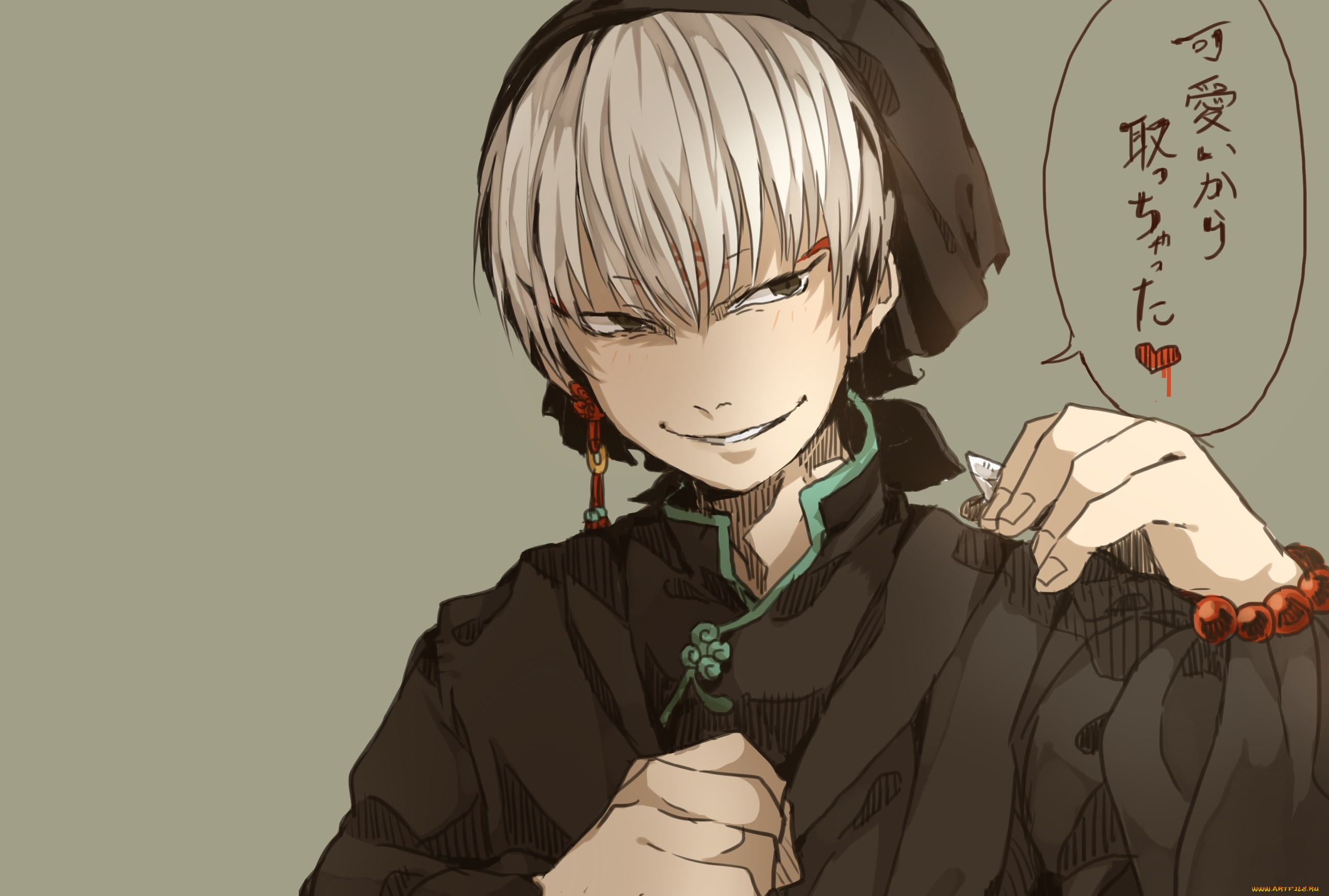 аниме, hoozuki, no, reitetsu, hakutaku