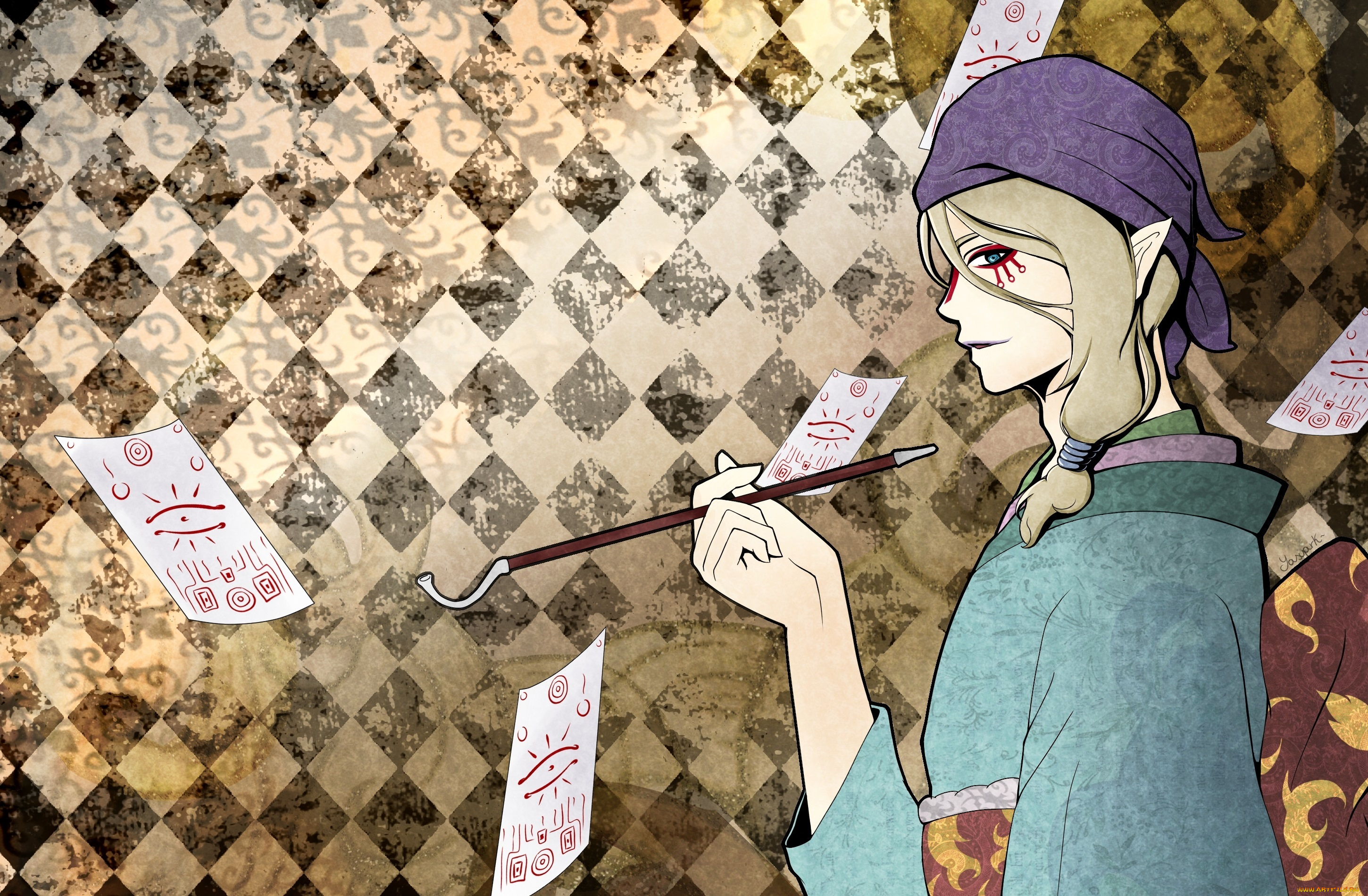 аниме, mononoke, kusuriuri