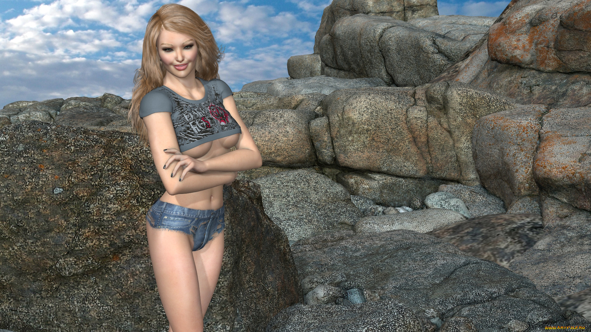 3д, графика, люди, , people, девушка, взгляд, фон