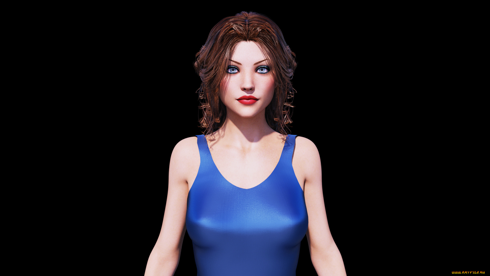 3д, графика, люди, , people, девушка, взгляд, фон