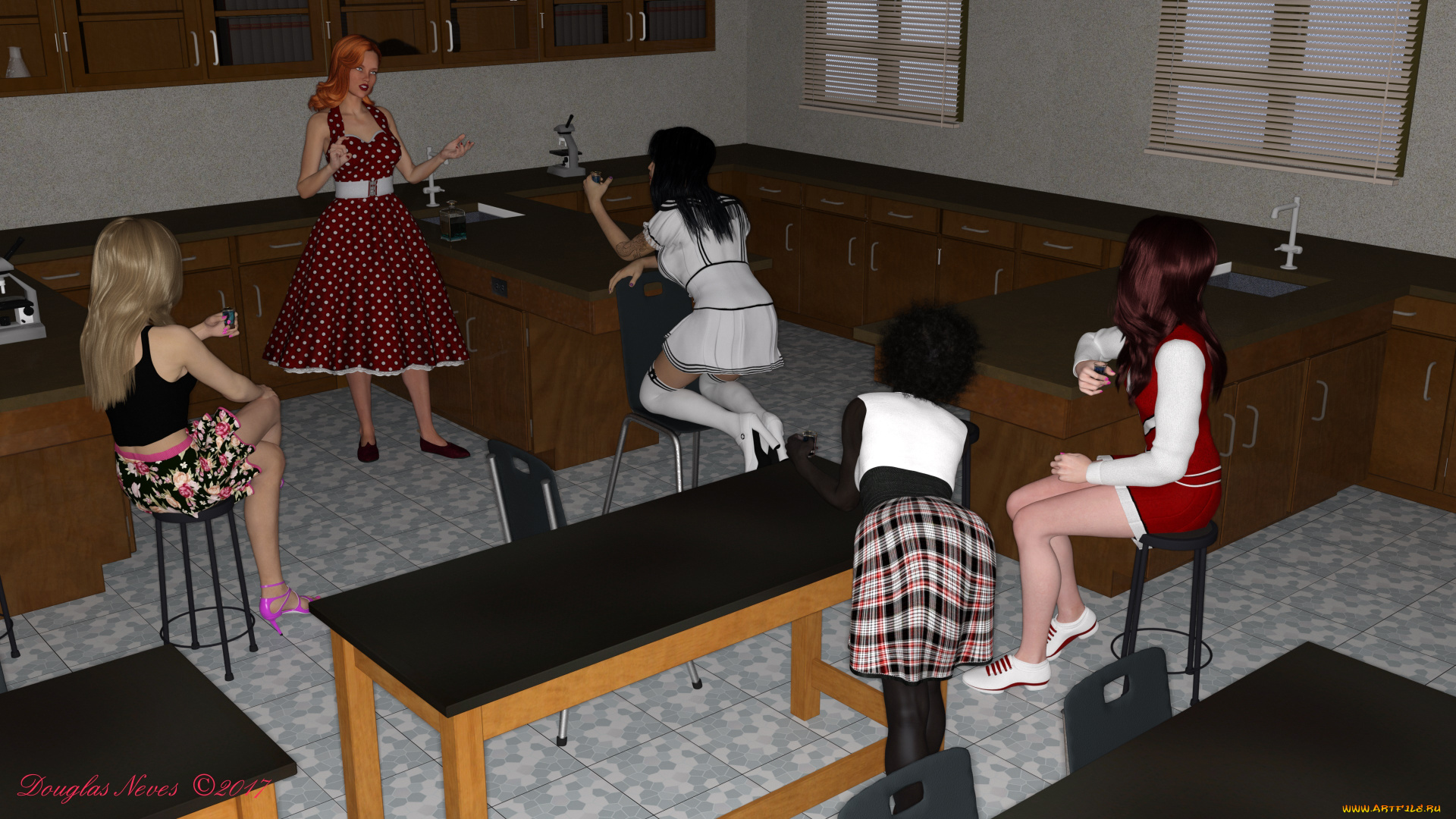 3д, графика, люди, , people, фон, взгляд, девушки