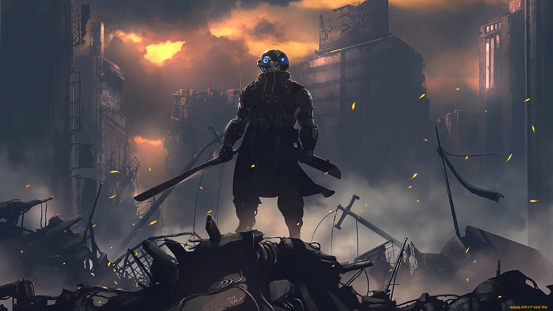 фэнтези, роботы, , киборги, , механизмы, киборг