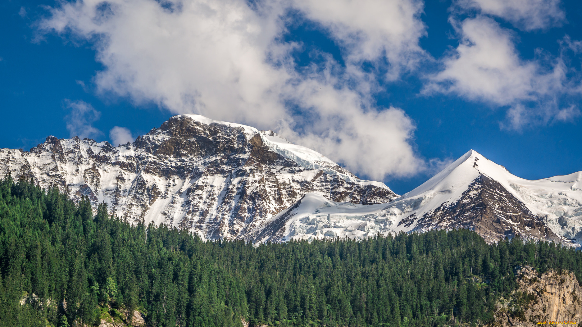 природа, горы, простор