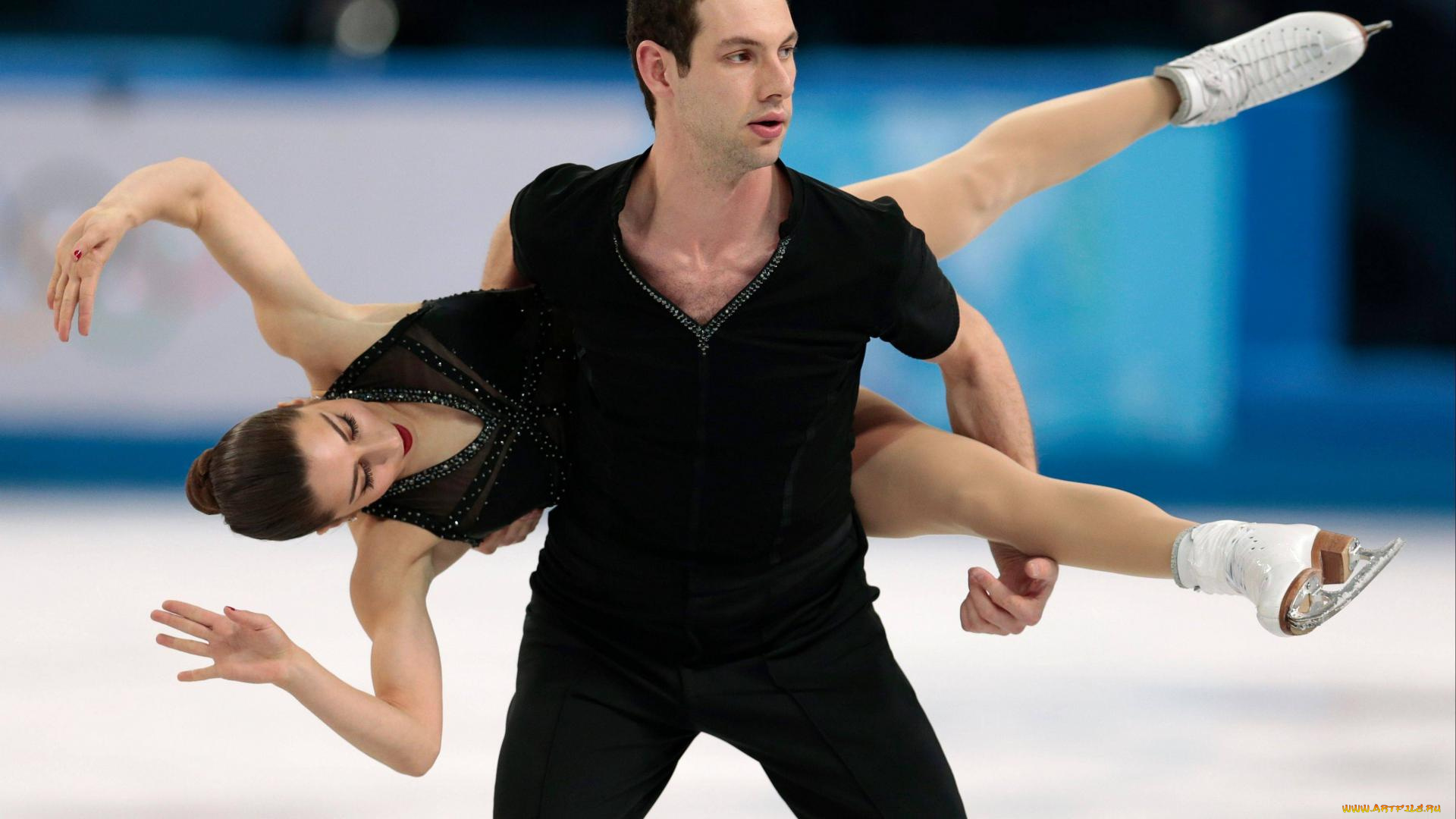 спорт, фигурное, катание, девушка, парень, выступление