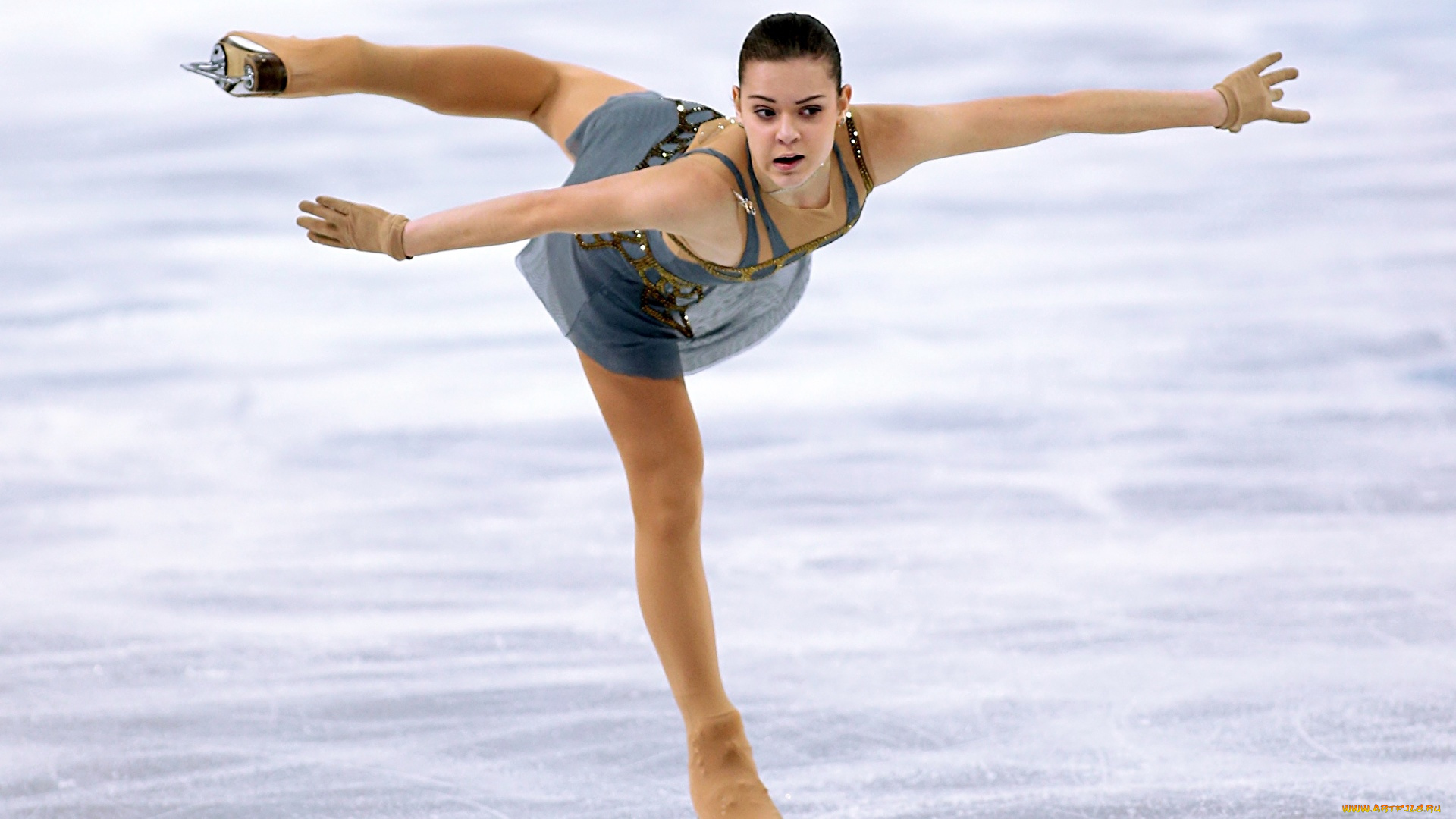 спорт, фигурное, катание, девушка, выступление