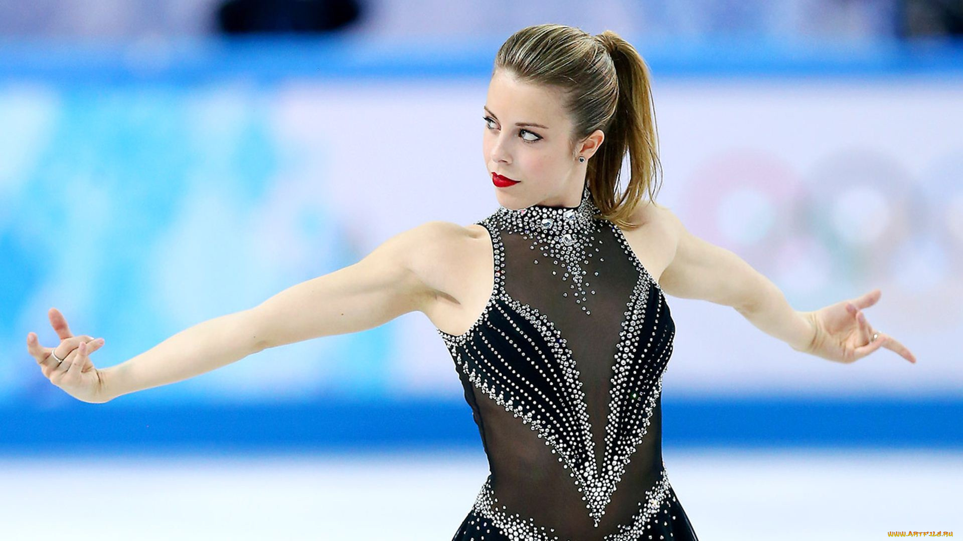 спорт, фигурное, катание, выступление, девушка