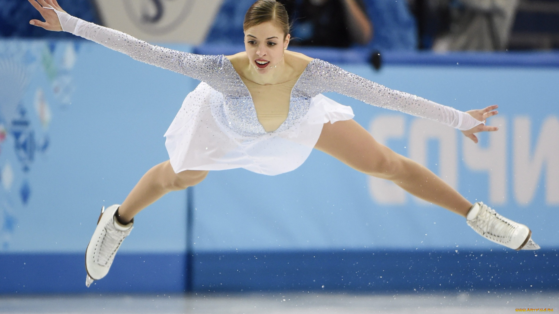 спорт, фигурное, катание, выступление, девушка