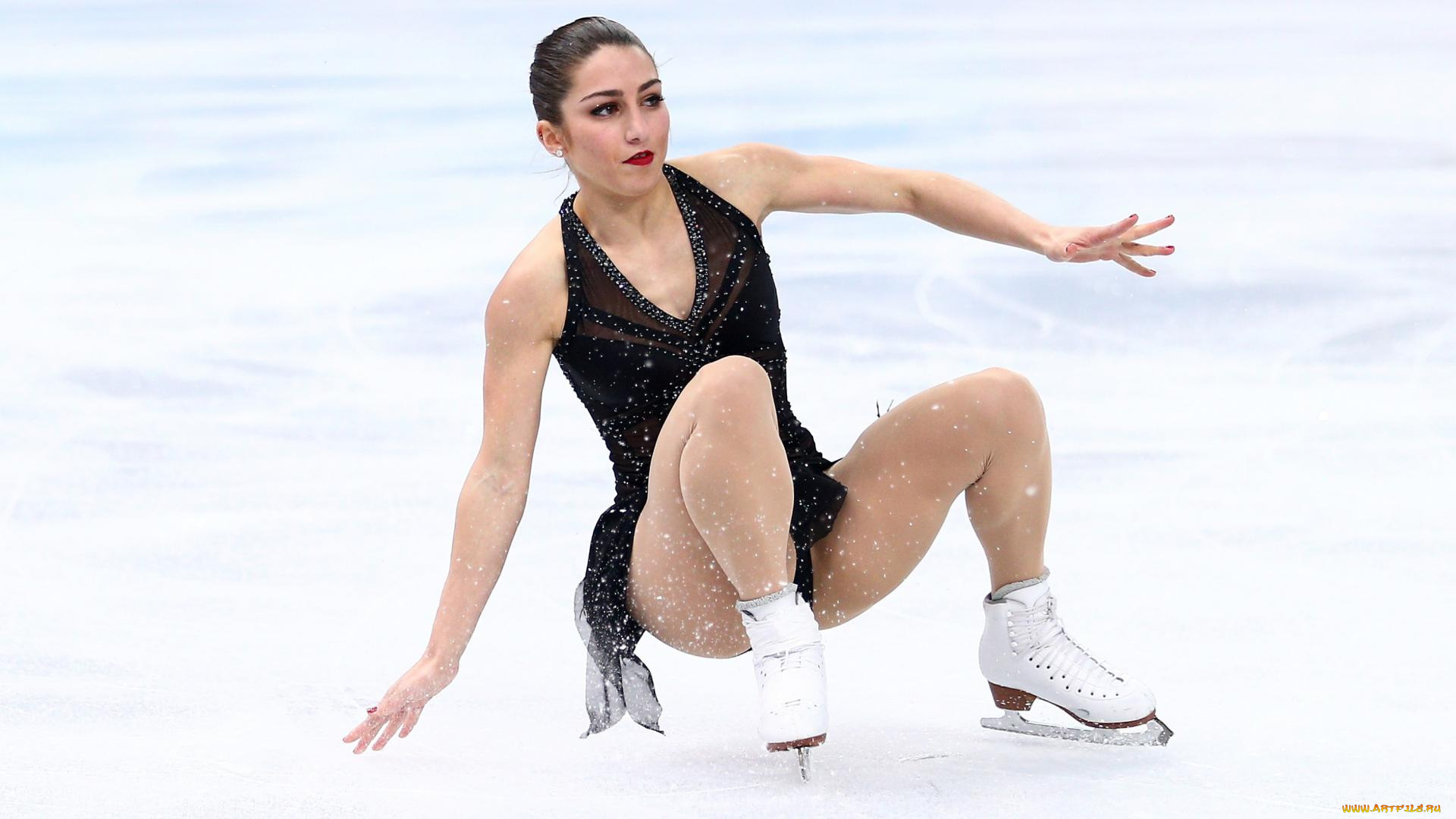 спорт, фигурное, катание, выступление, девушка