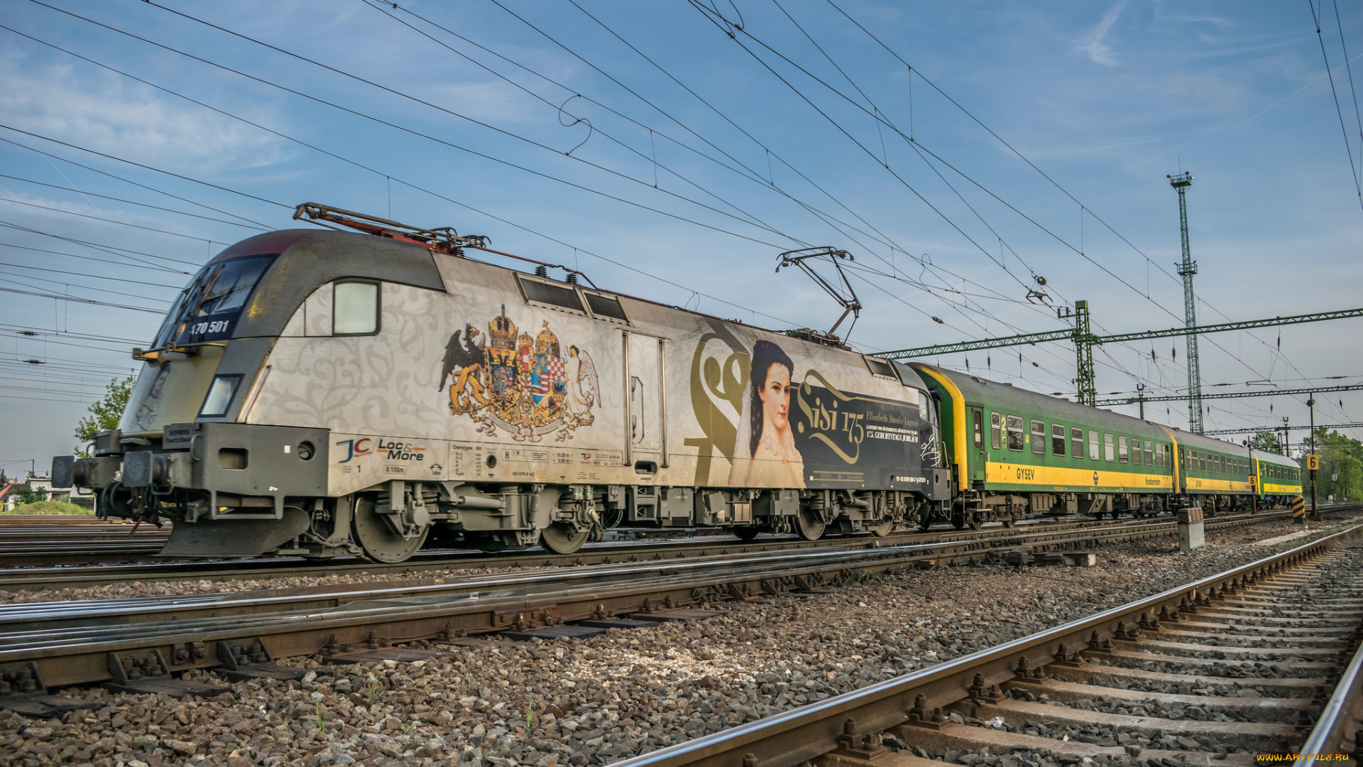 техника, электровозы, состав, локомотив