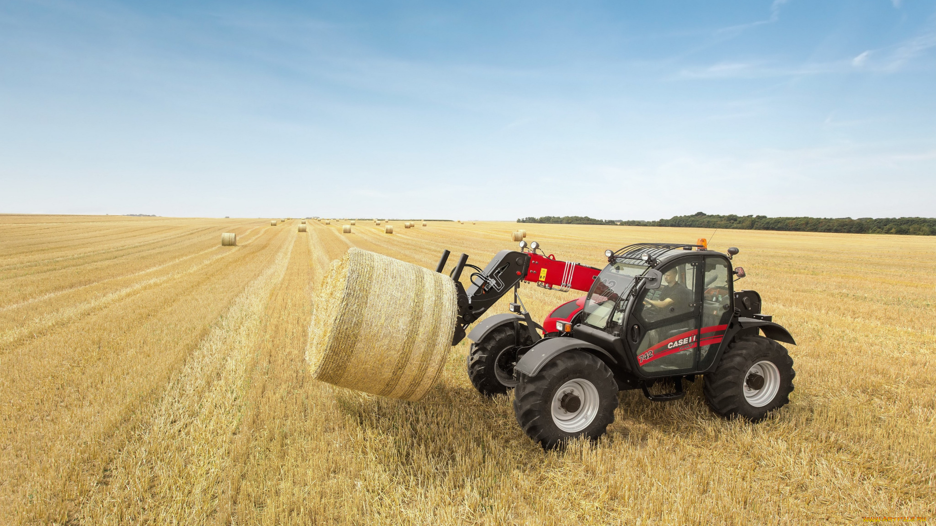 техника, фронтальные, погрузчики, case