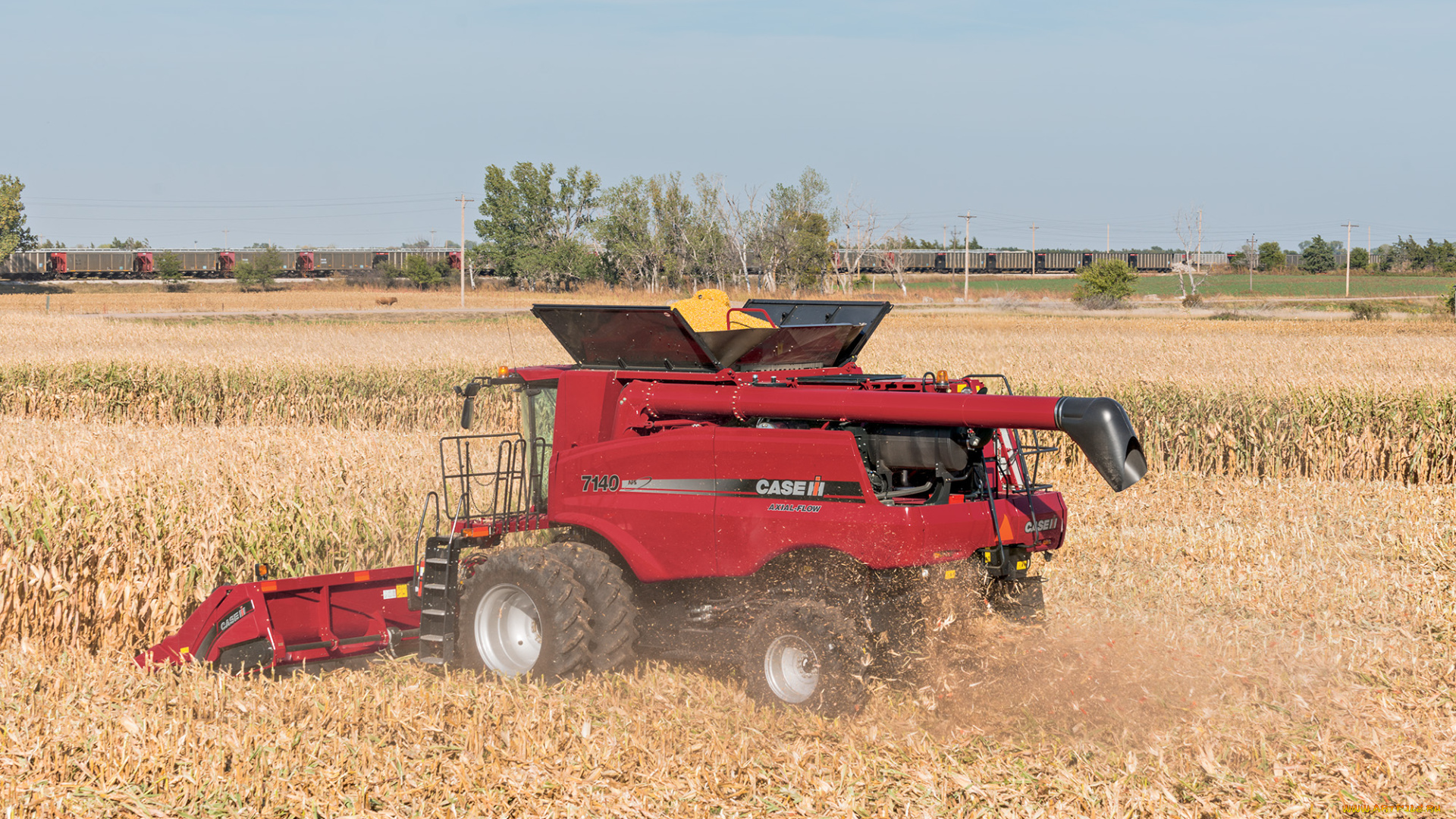 техника, комбайны, case