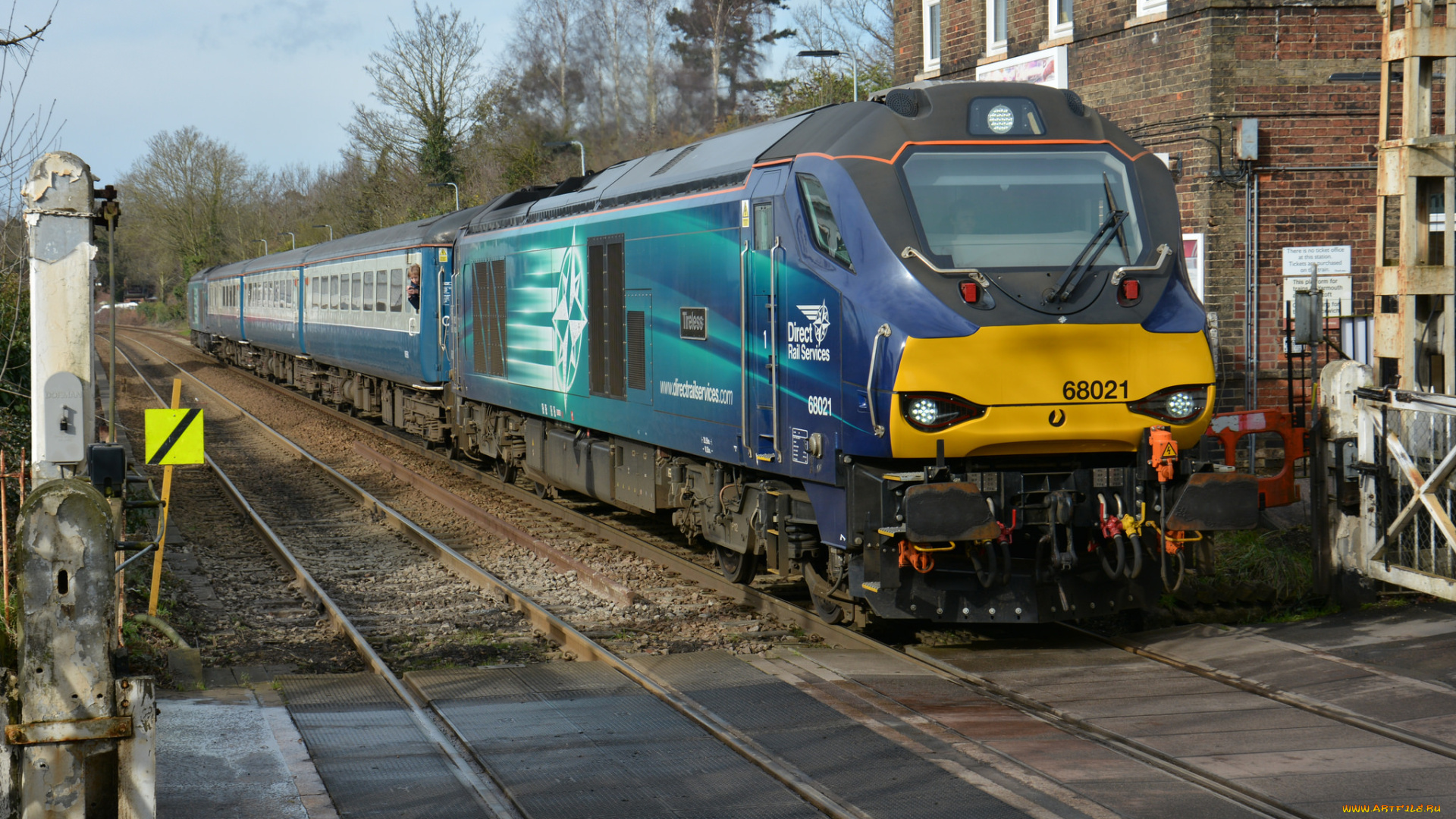 техника, поезда, локомотив, состав