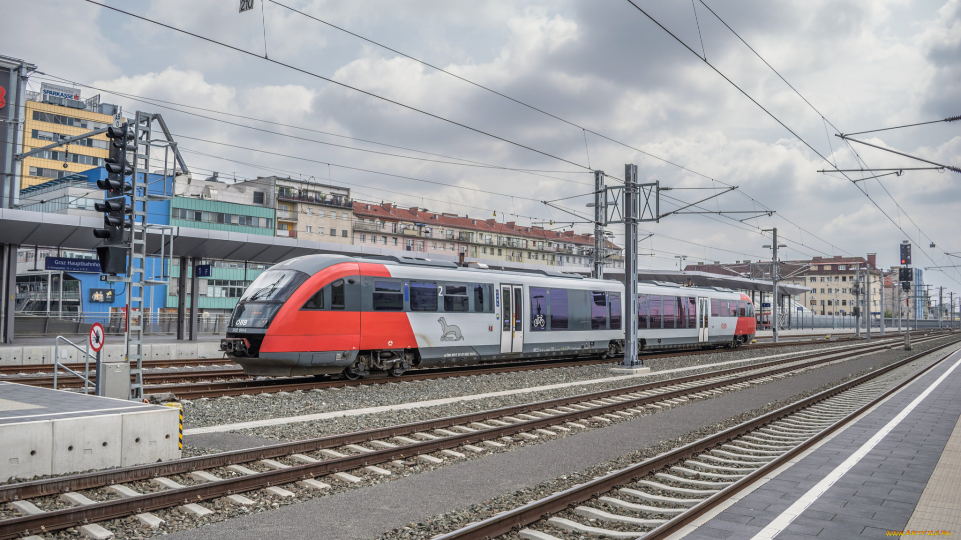 техника, поезда, локомотив, состав