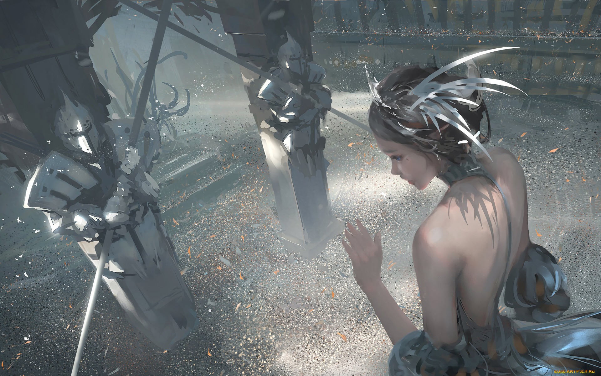 фэнтези, _ghost, blade, , , призрачный, клинок, призрачный, клинок, ghost, blade, девушка