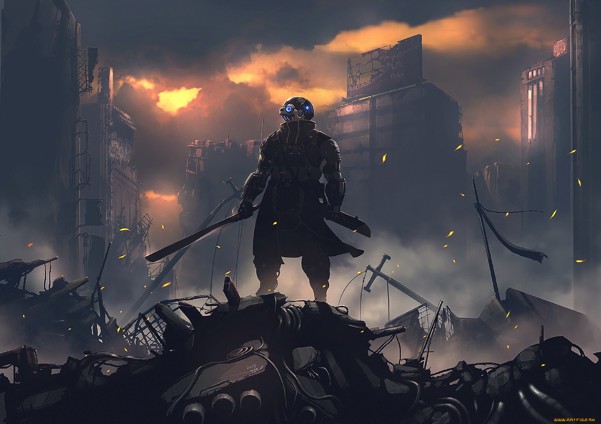 фэнтези, роботы, , киборги, , механизмы, киборг