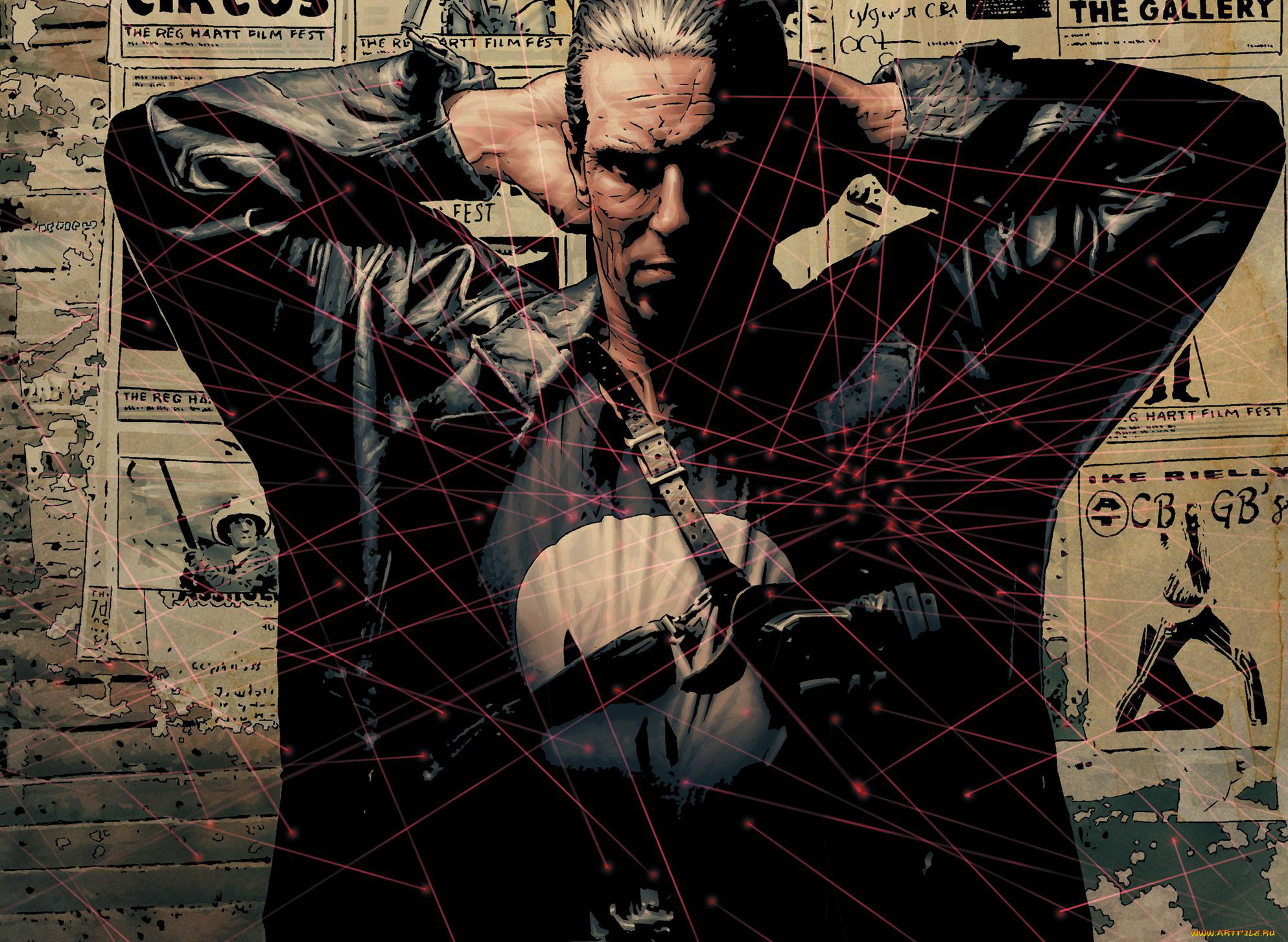 рисованное, комиксы, каратель