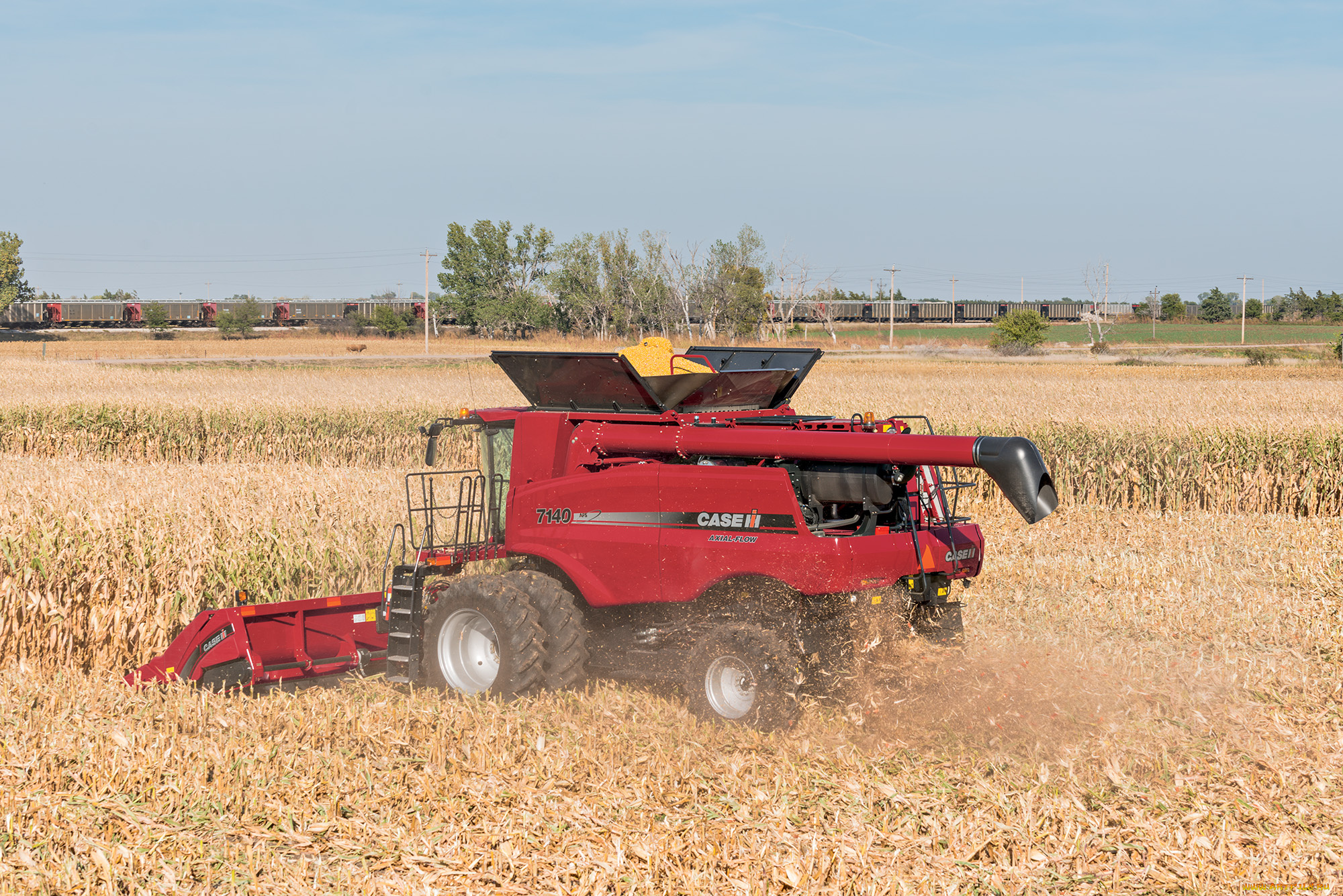 техника, комбайны, case