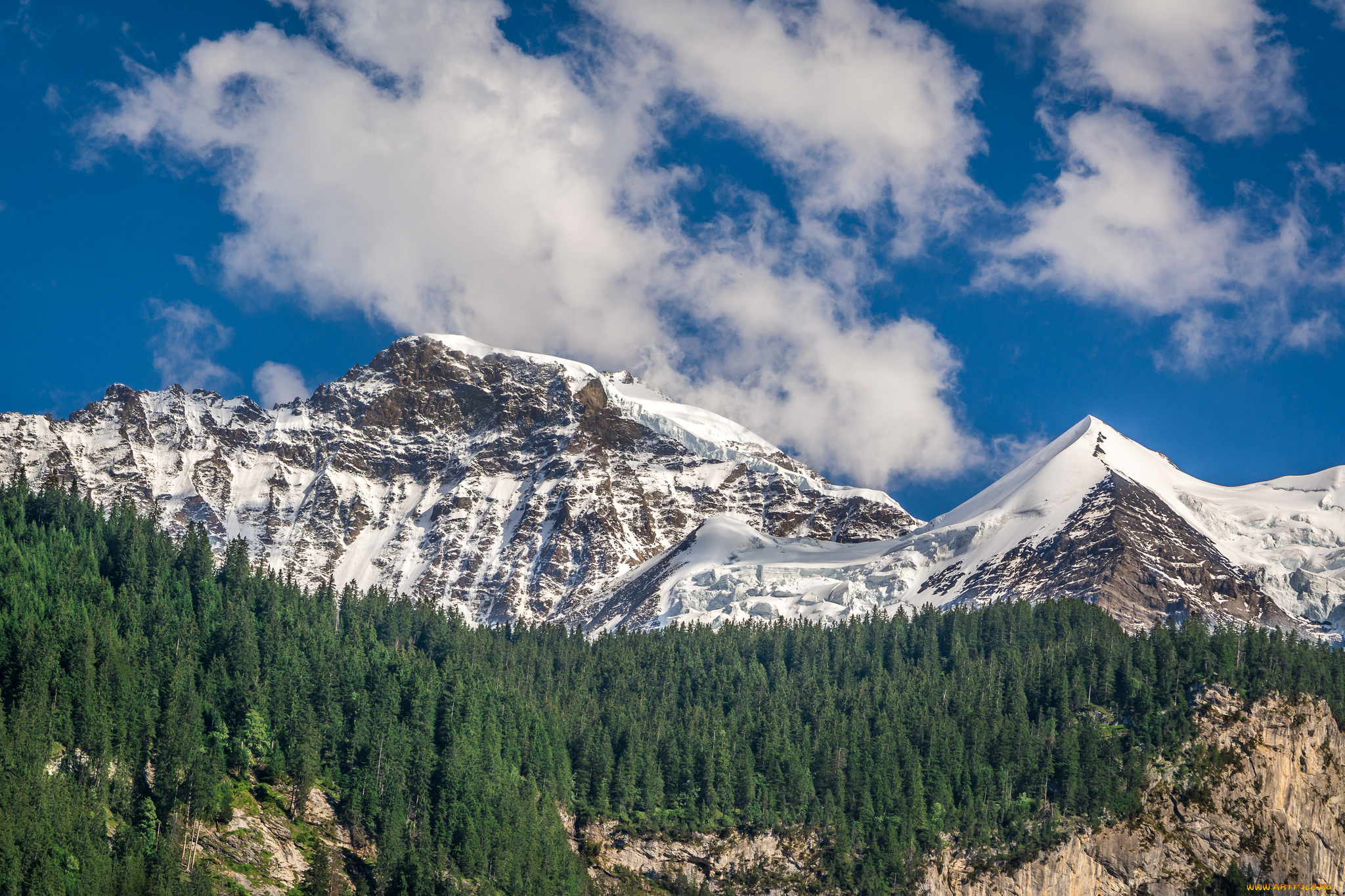 природа, горы, простор