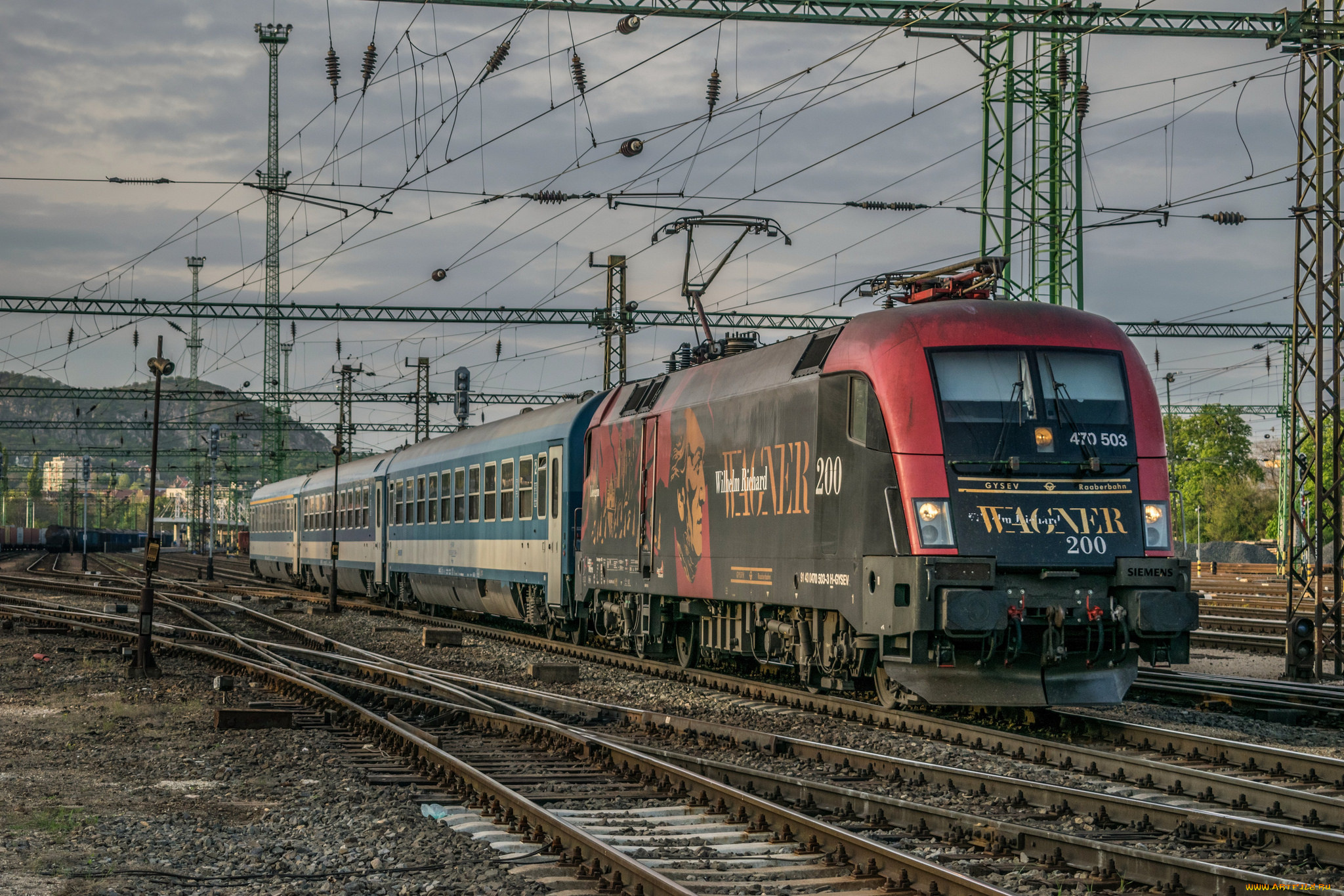 техника, электровозы, локомотив, состав