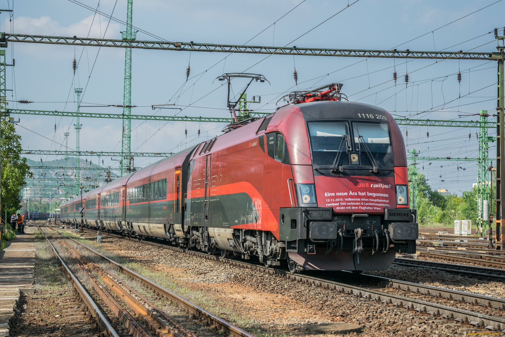 техника, электровозы, локомотив, состав