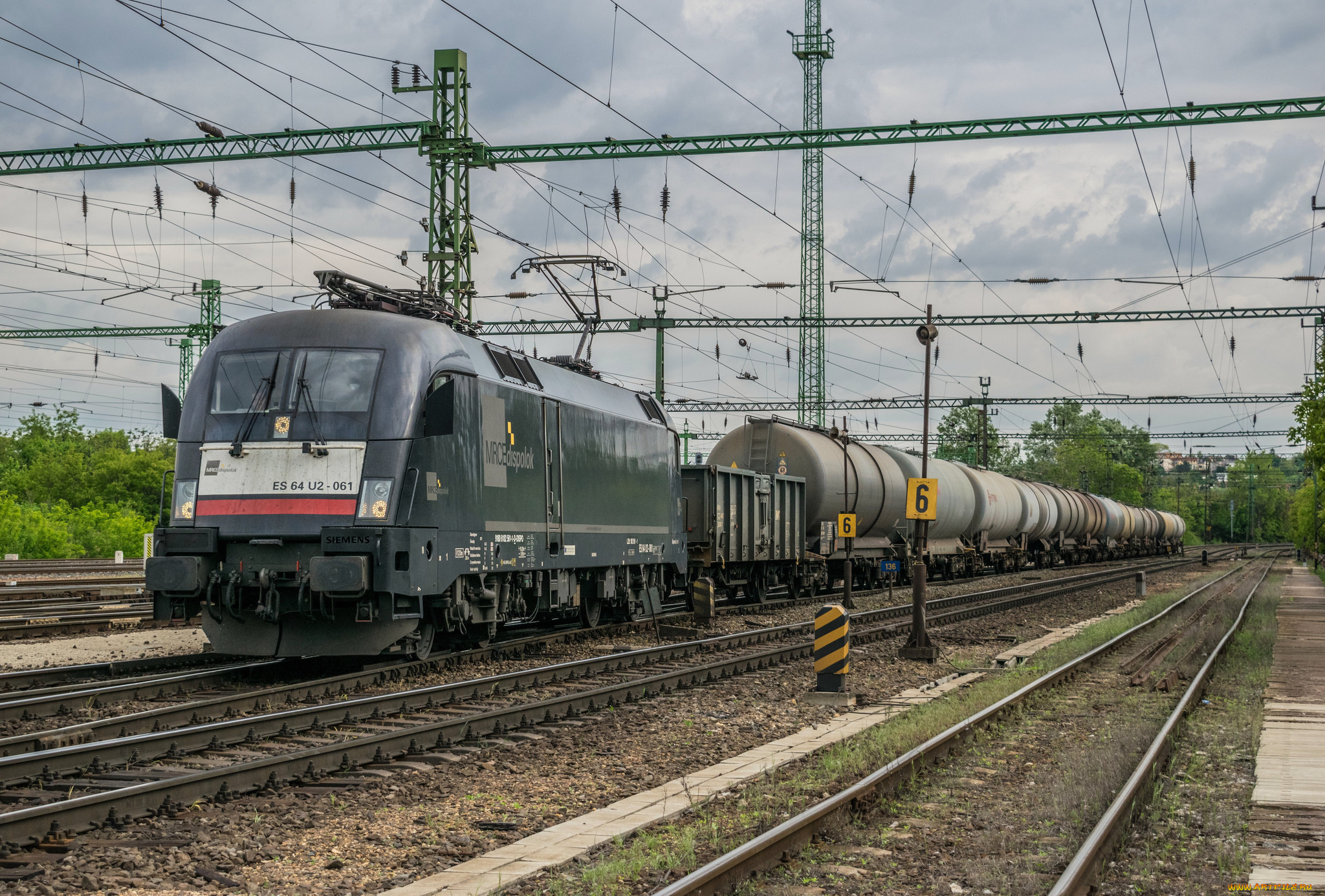 техника, электровозы, локомотив, состав