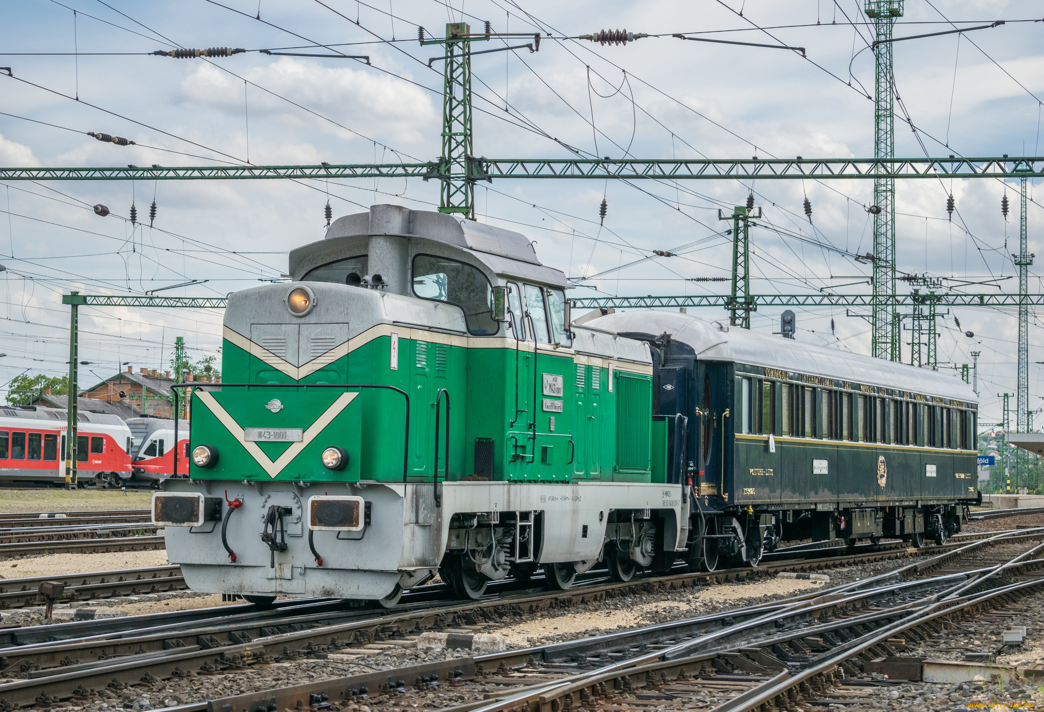 техника, поезда, локомотив, состав