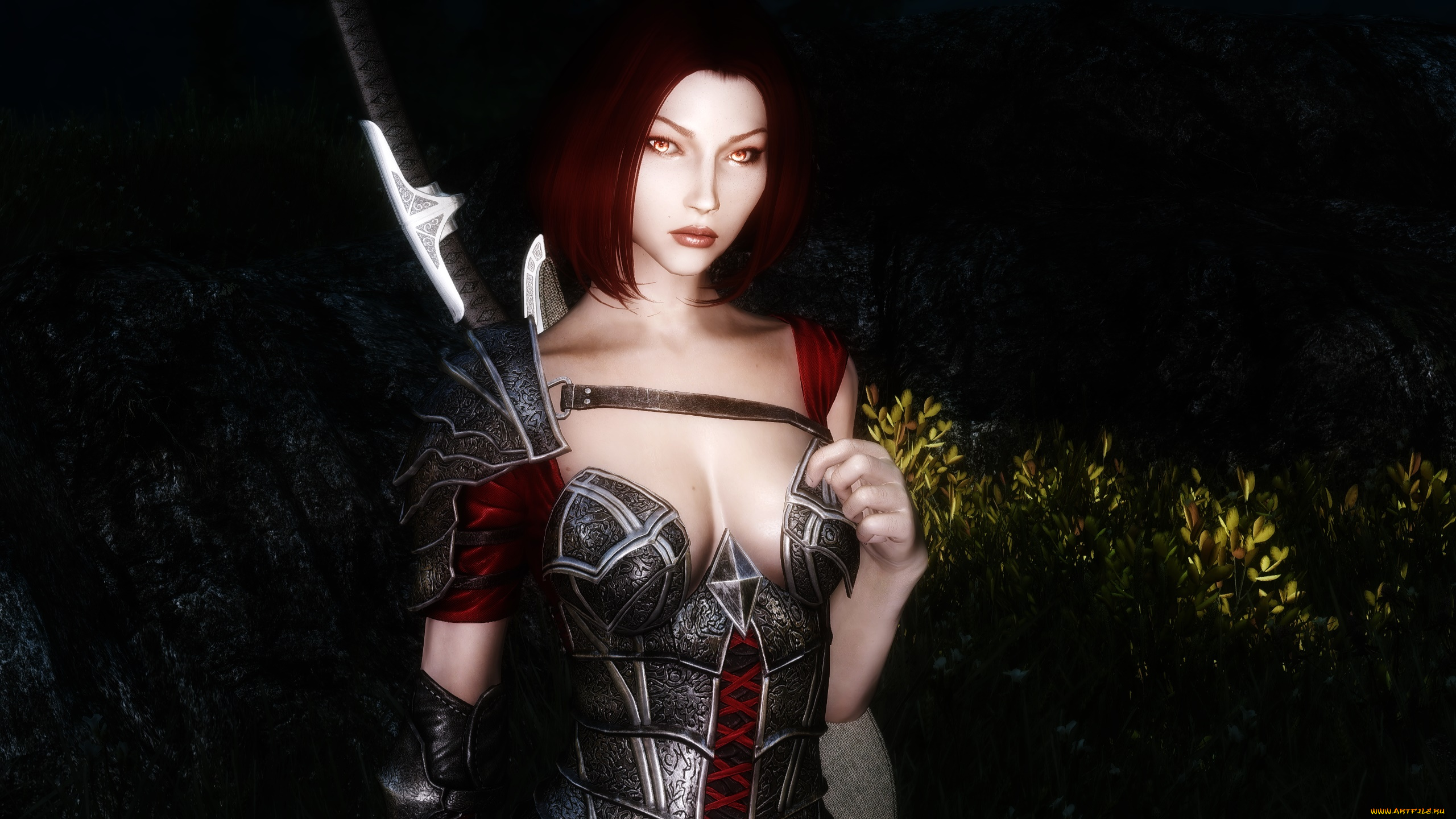 3д, графика, амазонки, , amazon, девушка, взгляд, фон