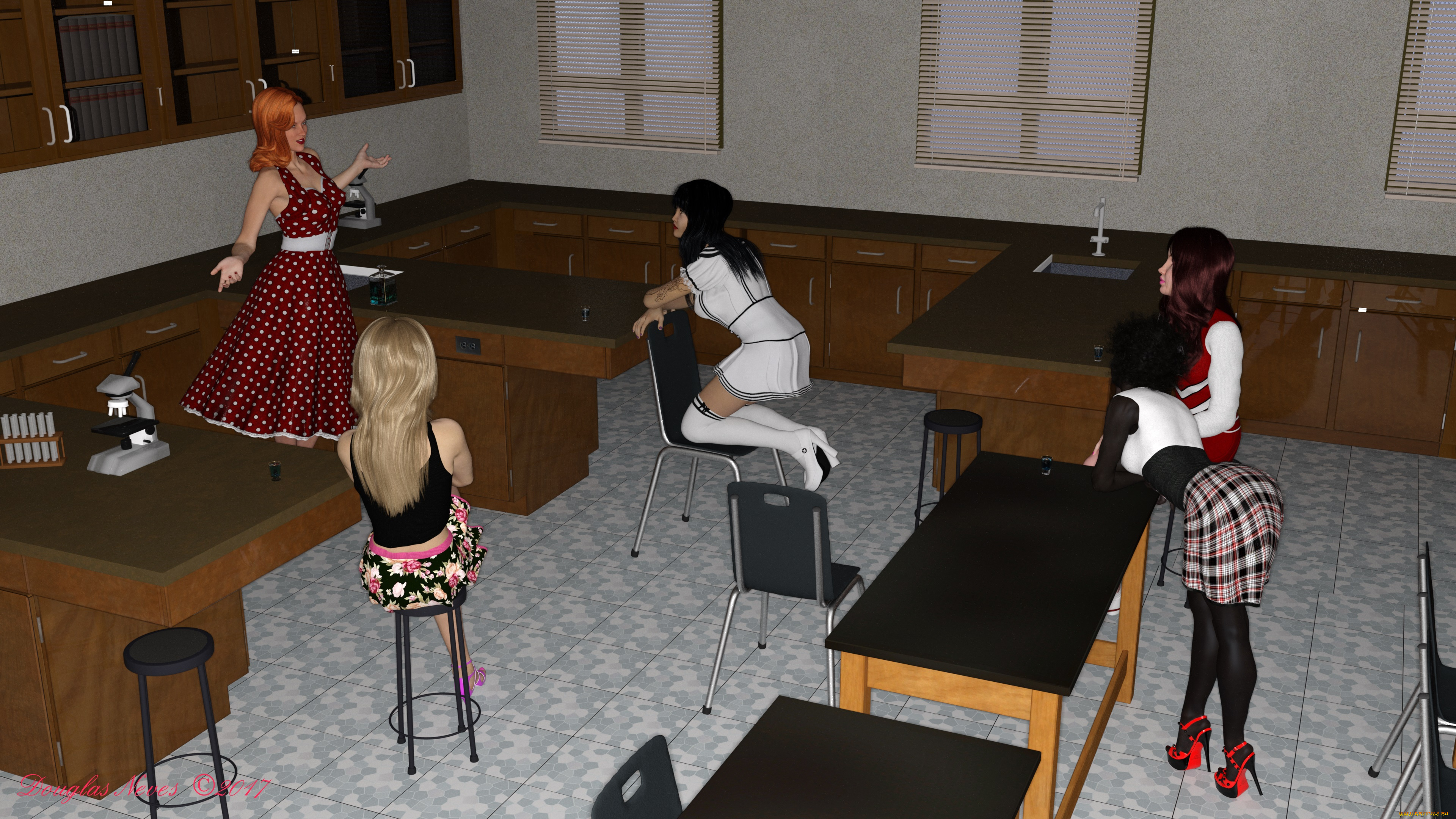 3д, графика, люди, , people, взгляд, девушки, фон