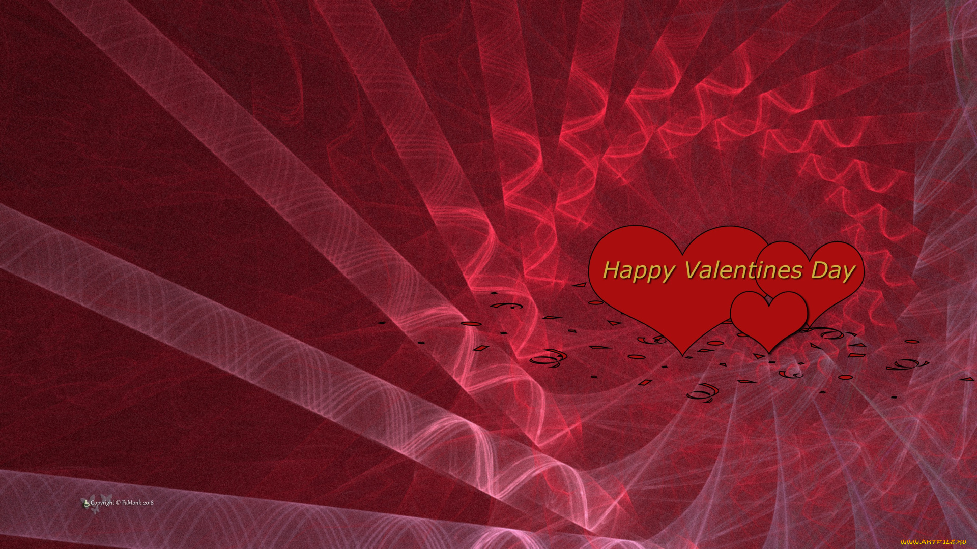 праздничные, день, святого, валентина, , сердечки, , любовь, сердечко, фон