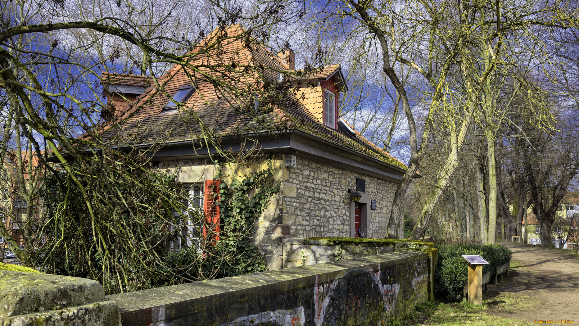 города, -, здания, , дома, простор