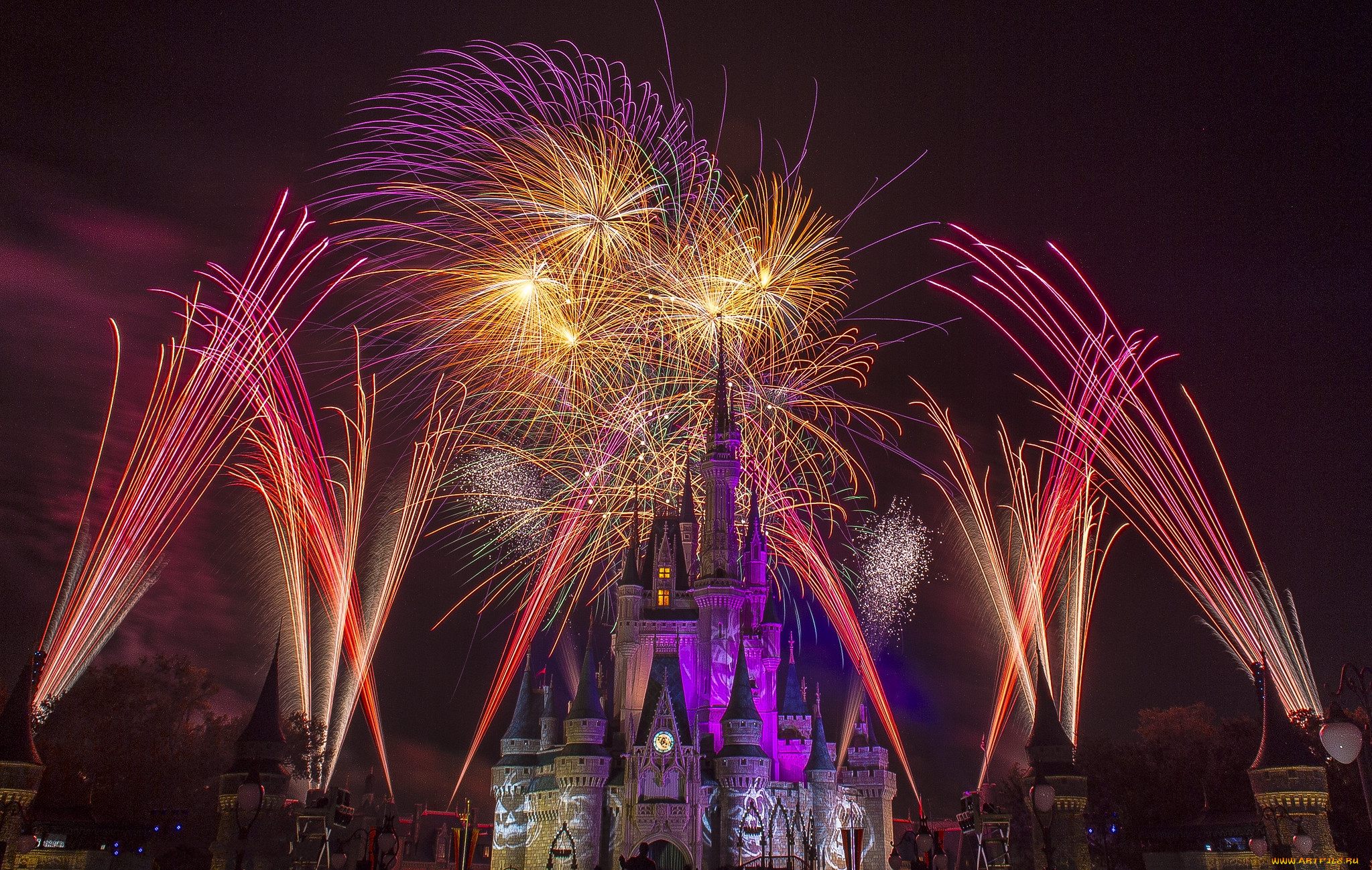 города, диснейленд, простор