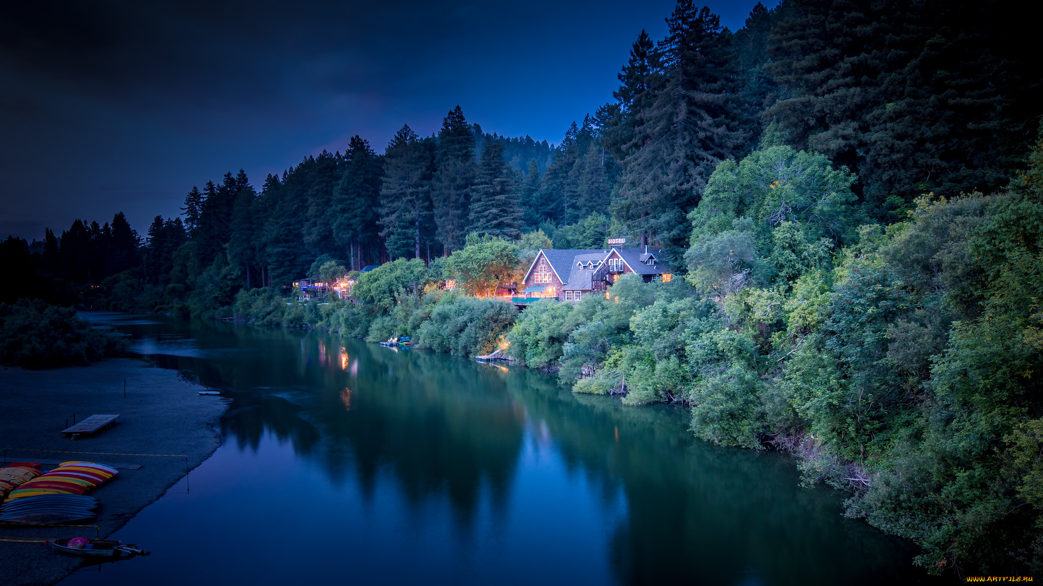 города, -, пейзажи, простор