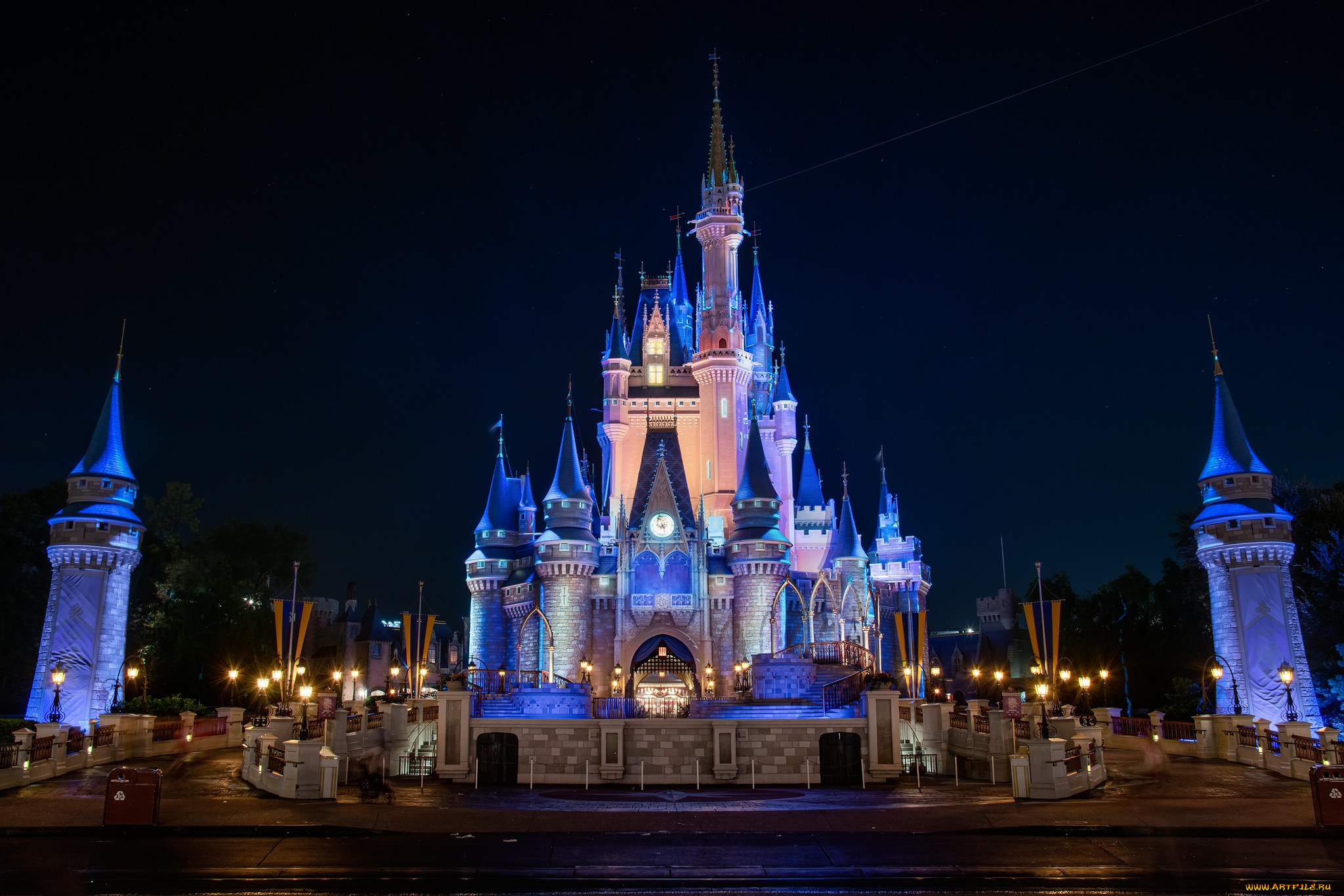 города, диснейленд, простор