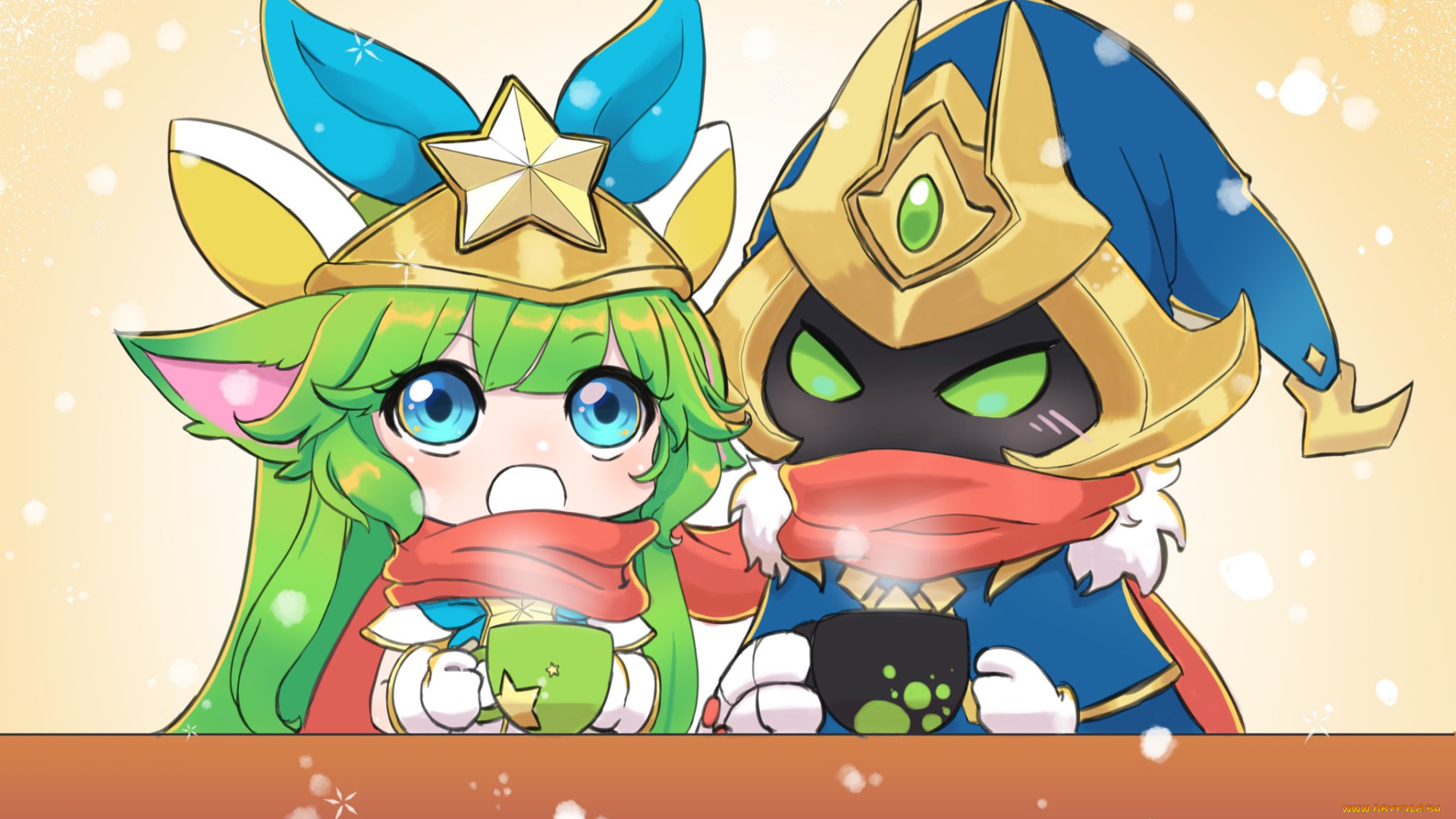 видео, игры, league, of, legends, lulu, veigar, чашки