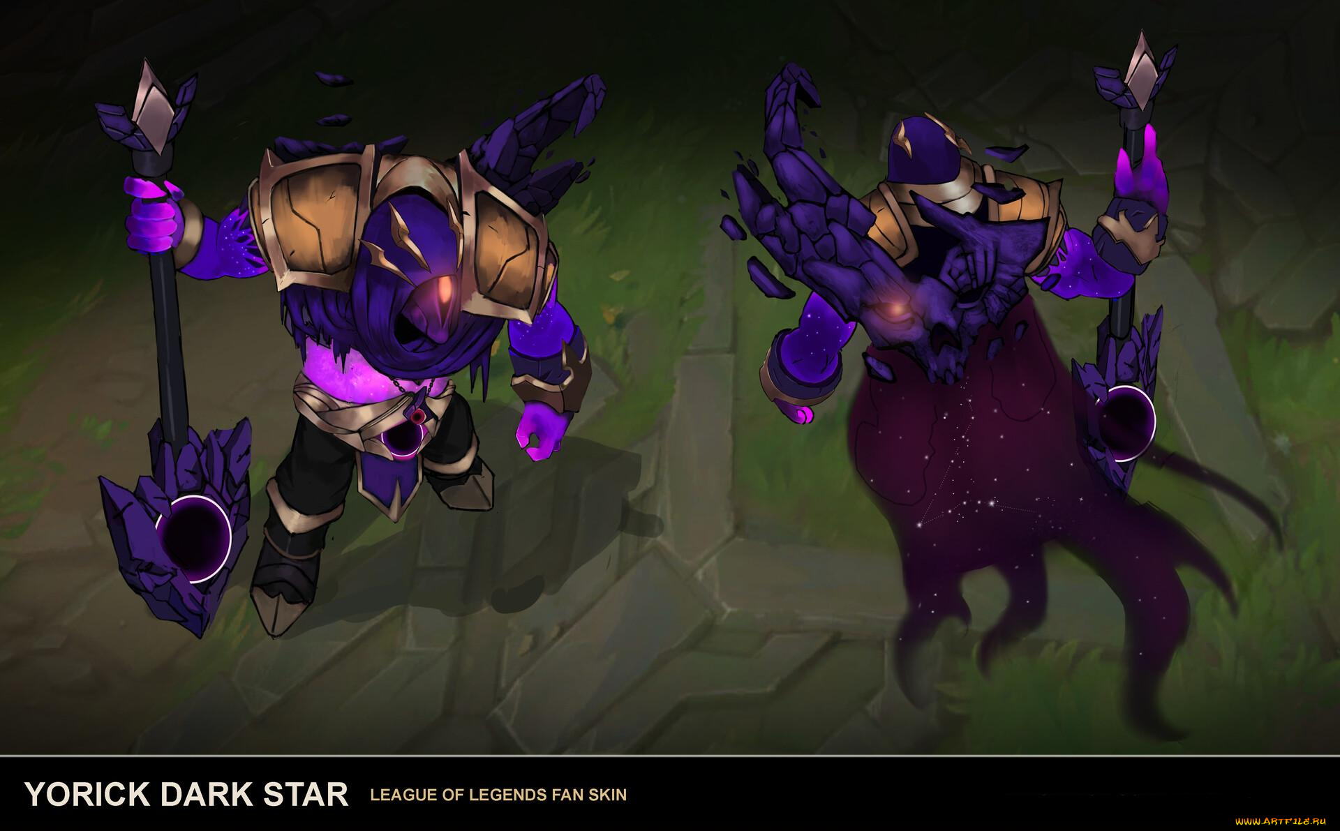 видео, игры, league, of, legends, yorik, образы, ракурсы