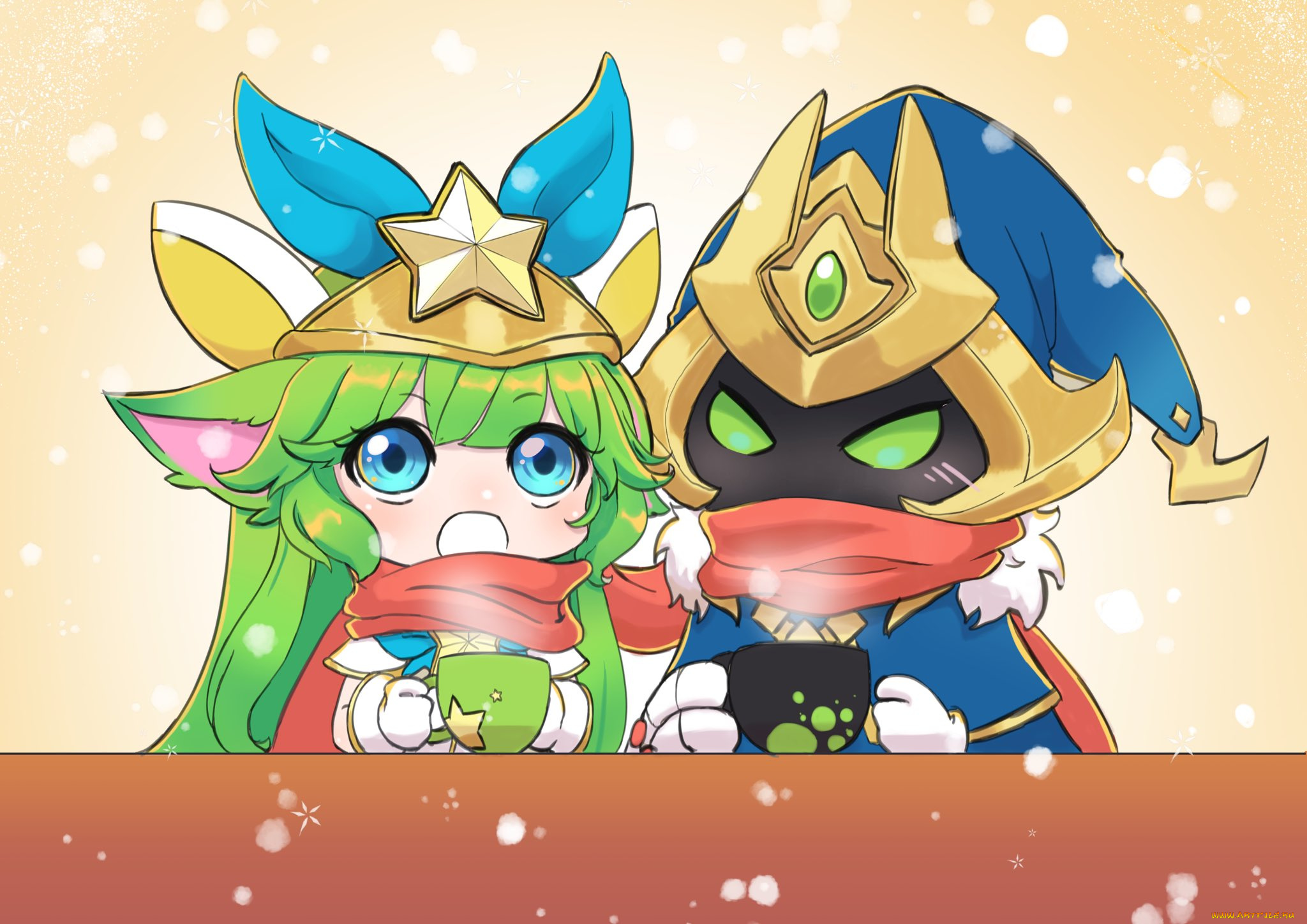 видео, игры, league, of, legends, lulu, veigar, чашки