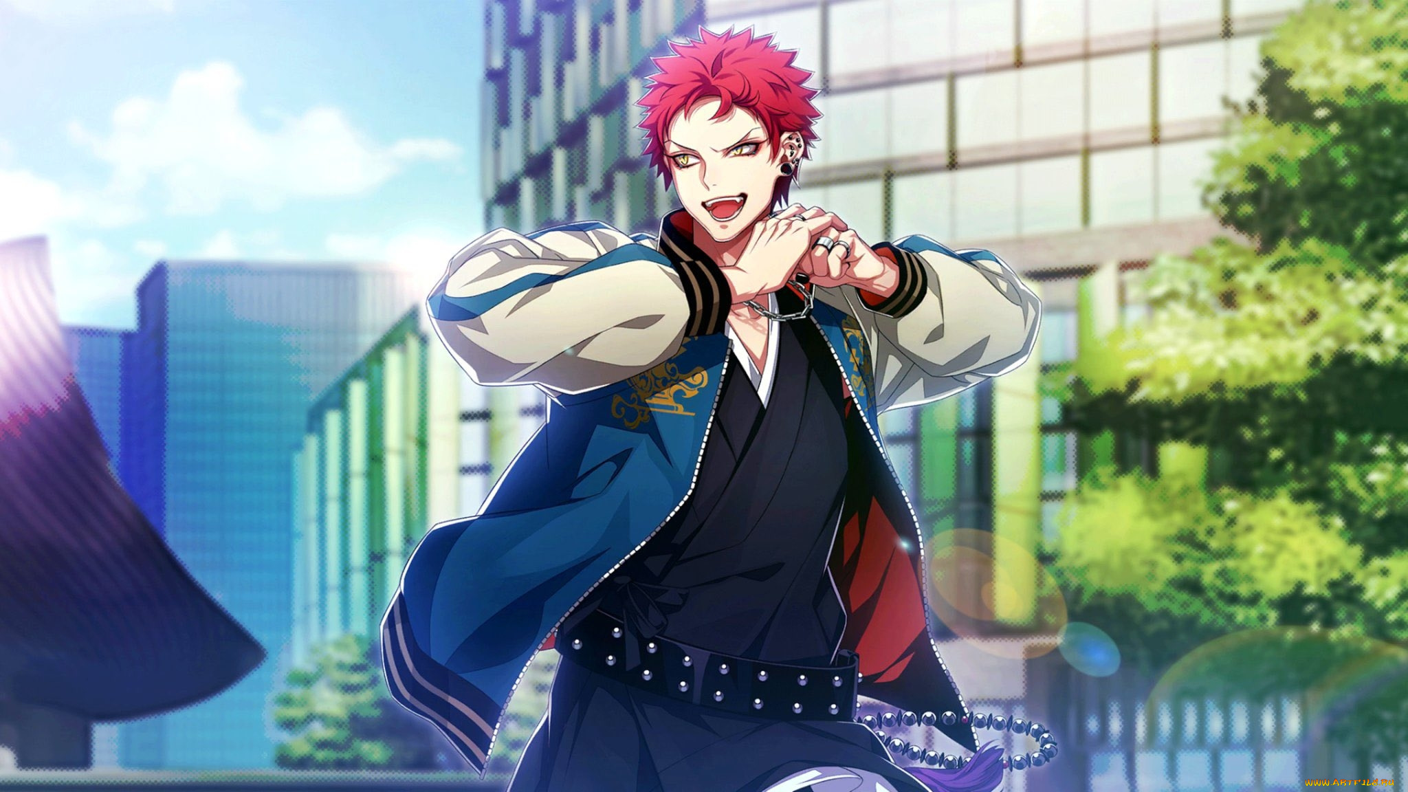 аниме, hypnosis, mic, hypnosis, mic