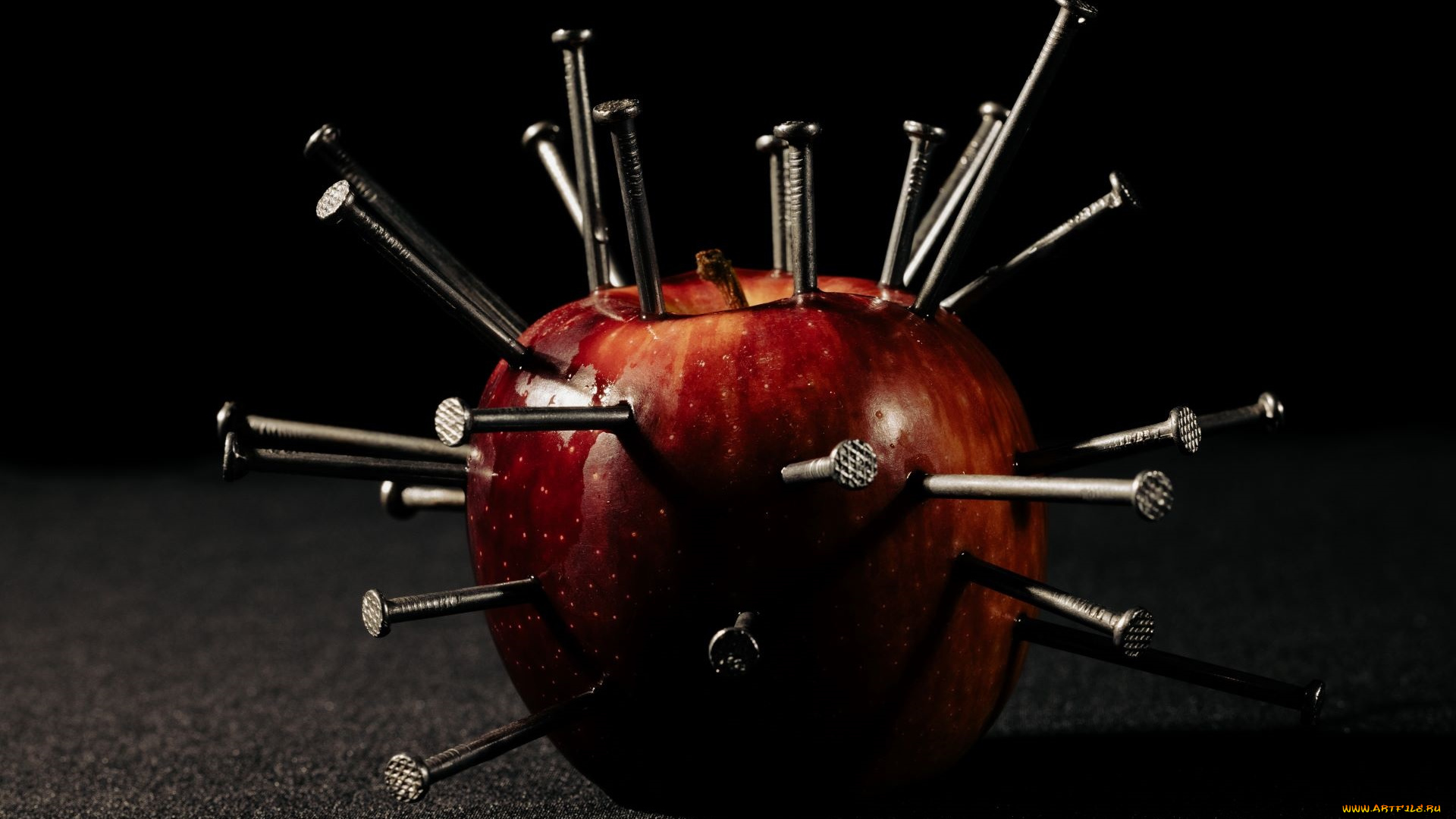 юмор, и, приколы, яблоко, гвозди, железо