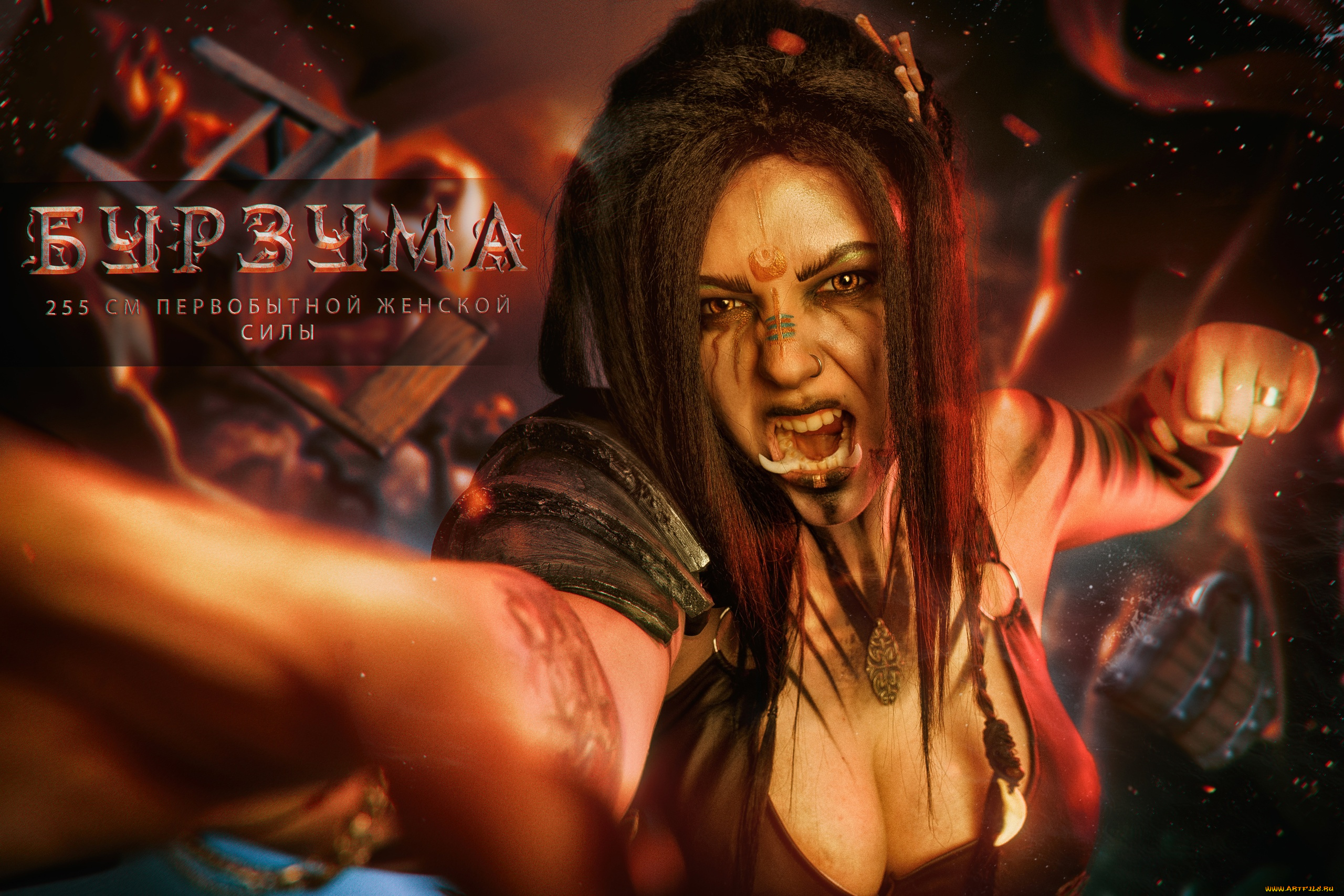 девушки, kirdjava, орчанка, костюм, образ