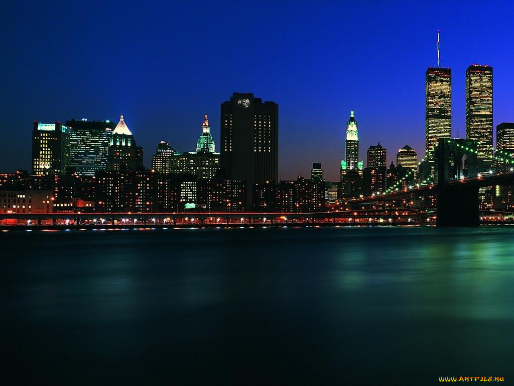 города, нью, йорк, сша