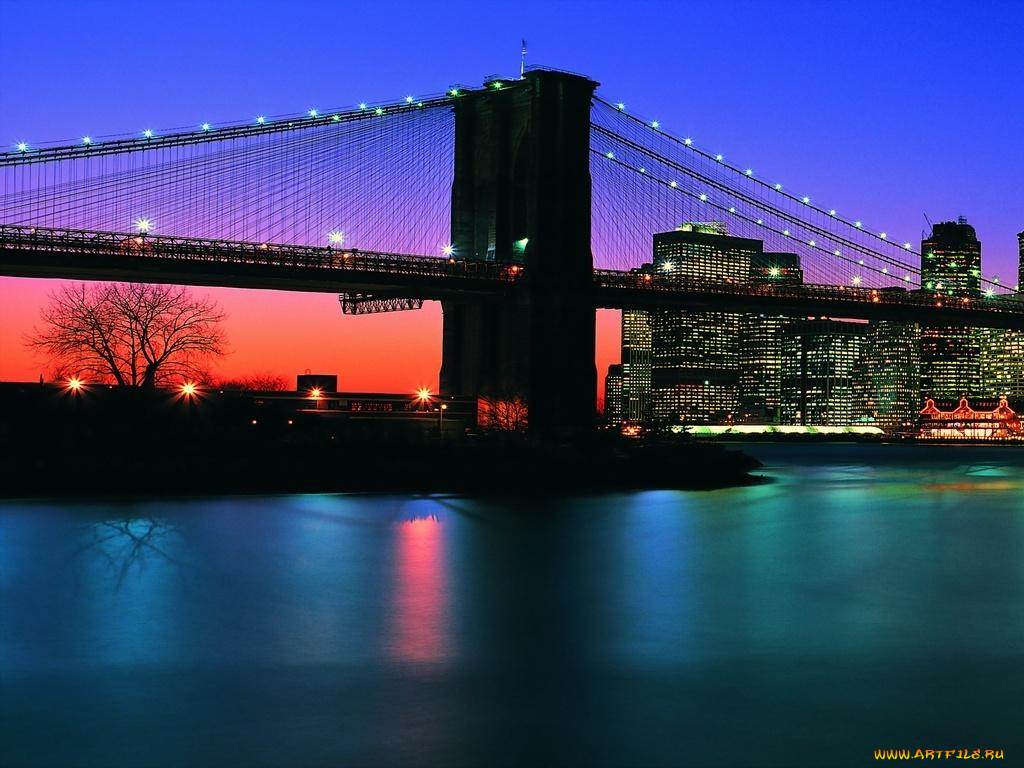 города, нью, йорк, сша