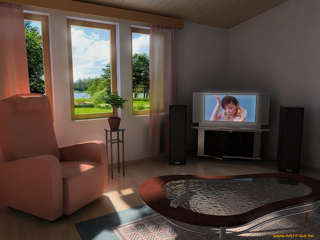 интерьер, гостиная