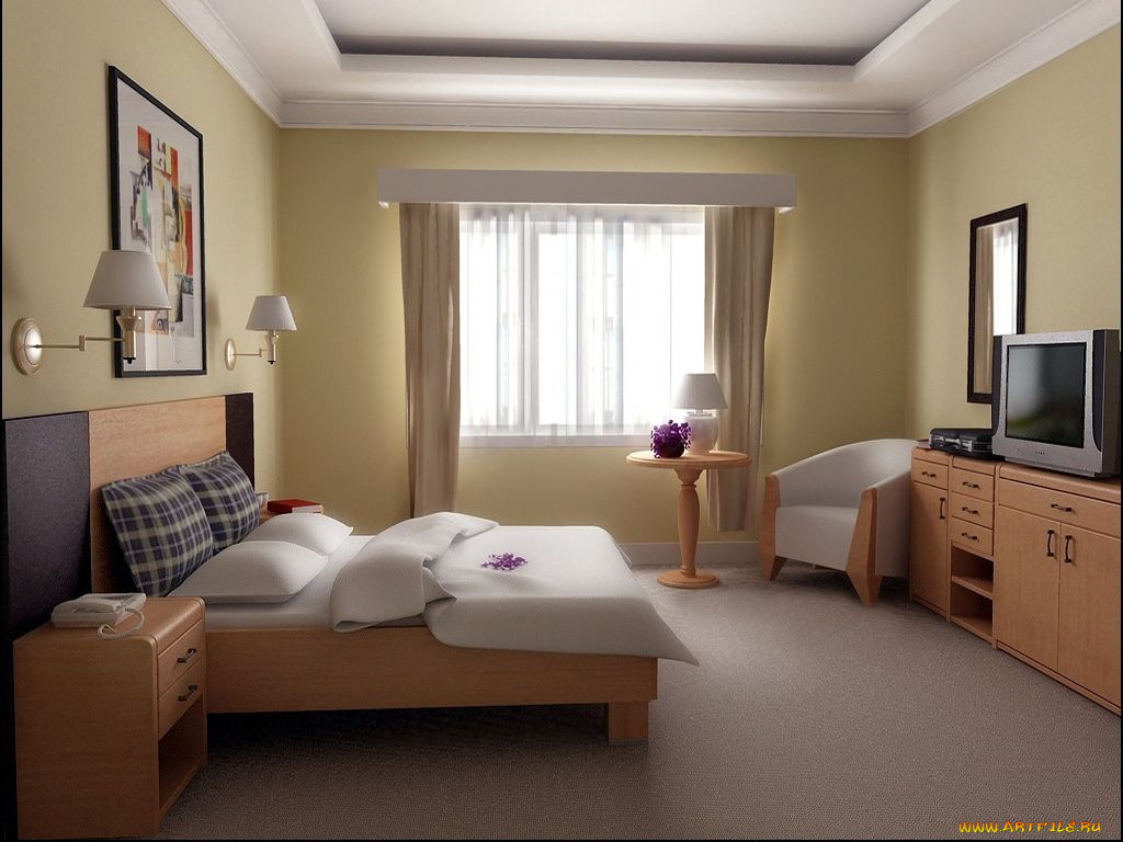 интерьер, спальня