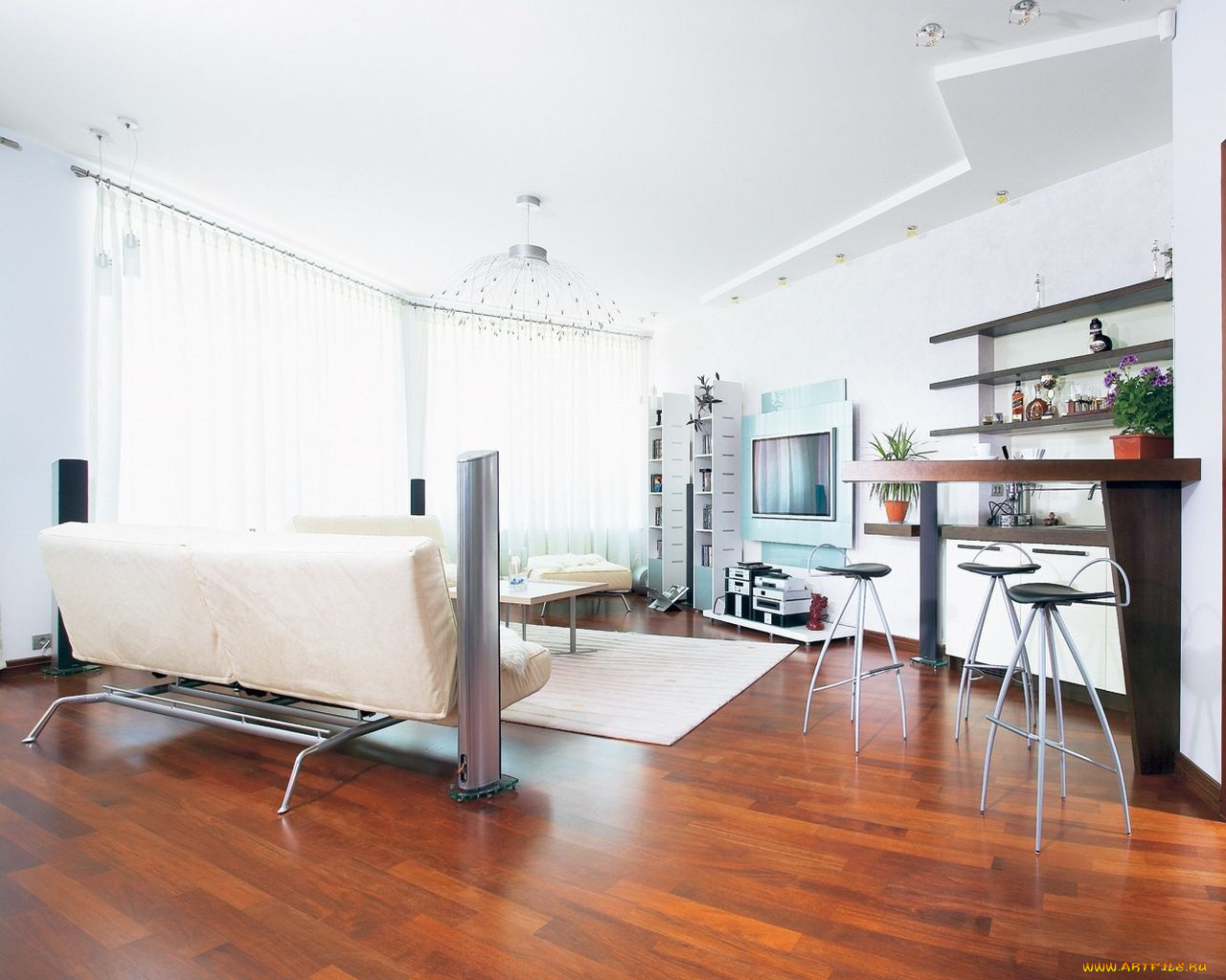 интерьер, гостиная