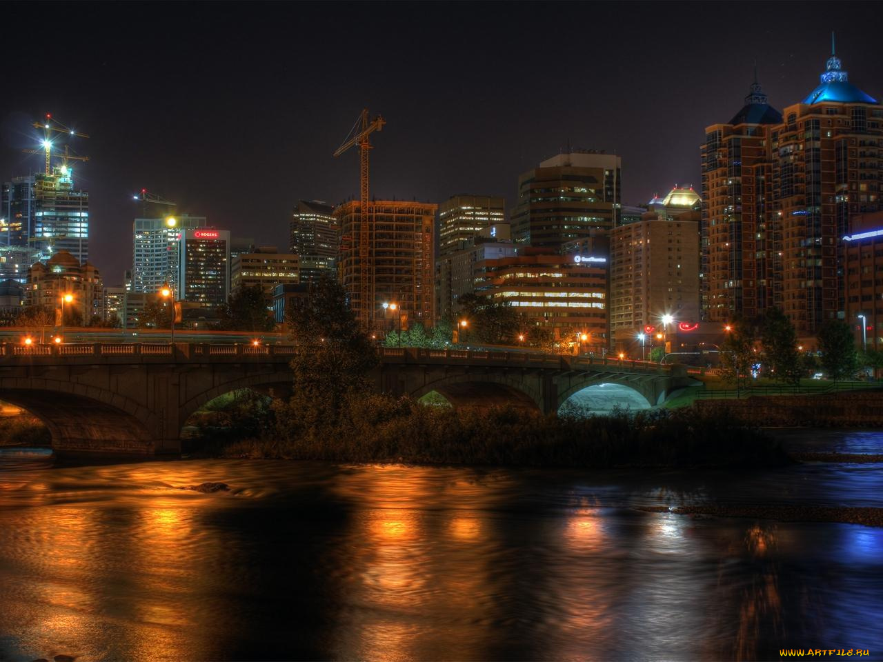калгари, города, мосты