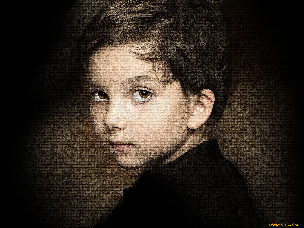 рисованные, дети