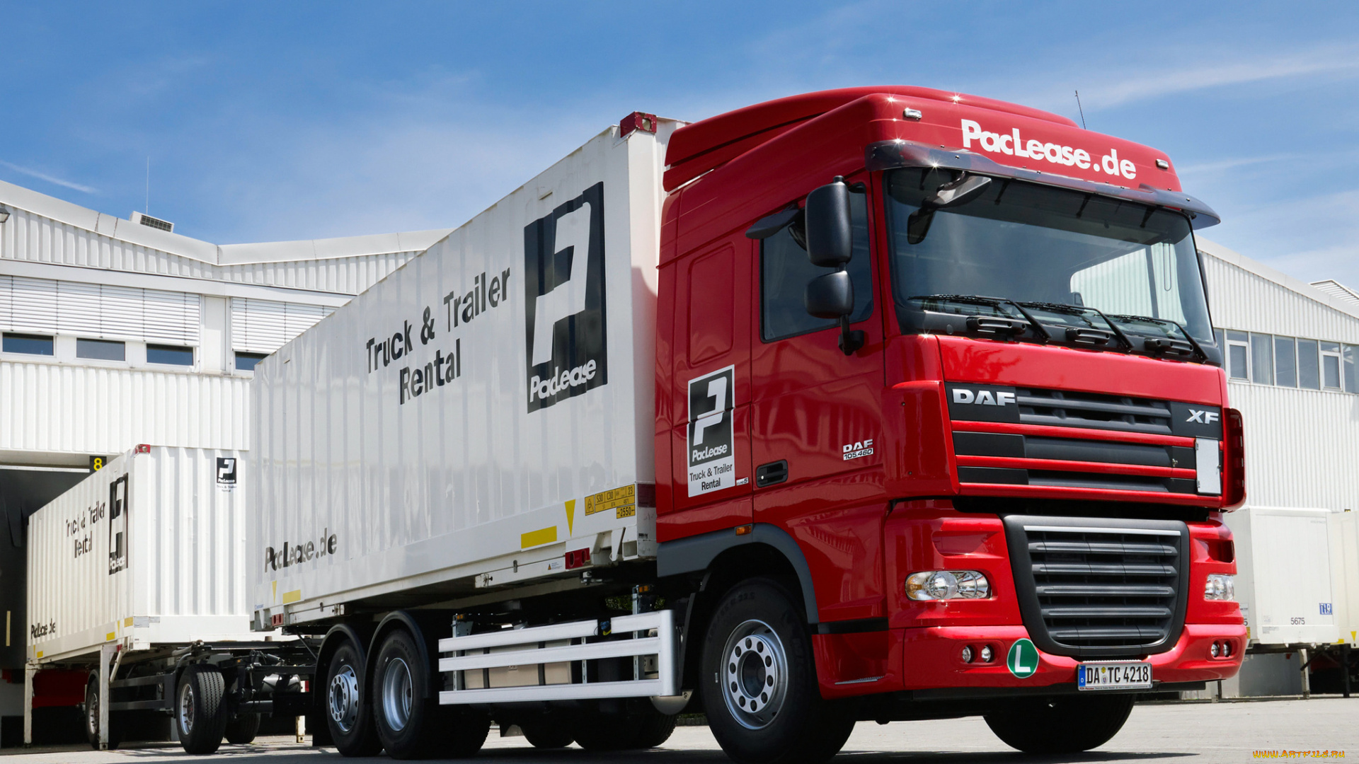 автомобили, daf, red, truck, xf105, space, cab